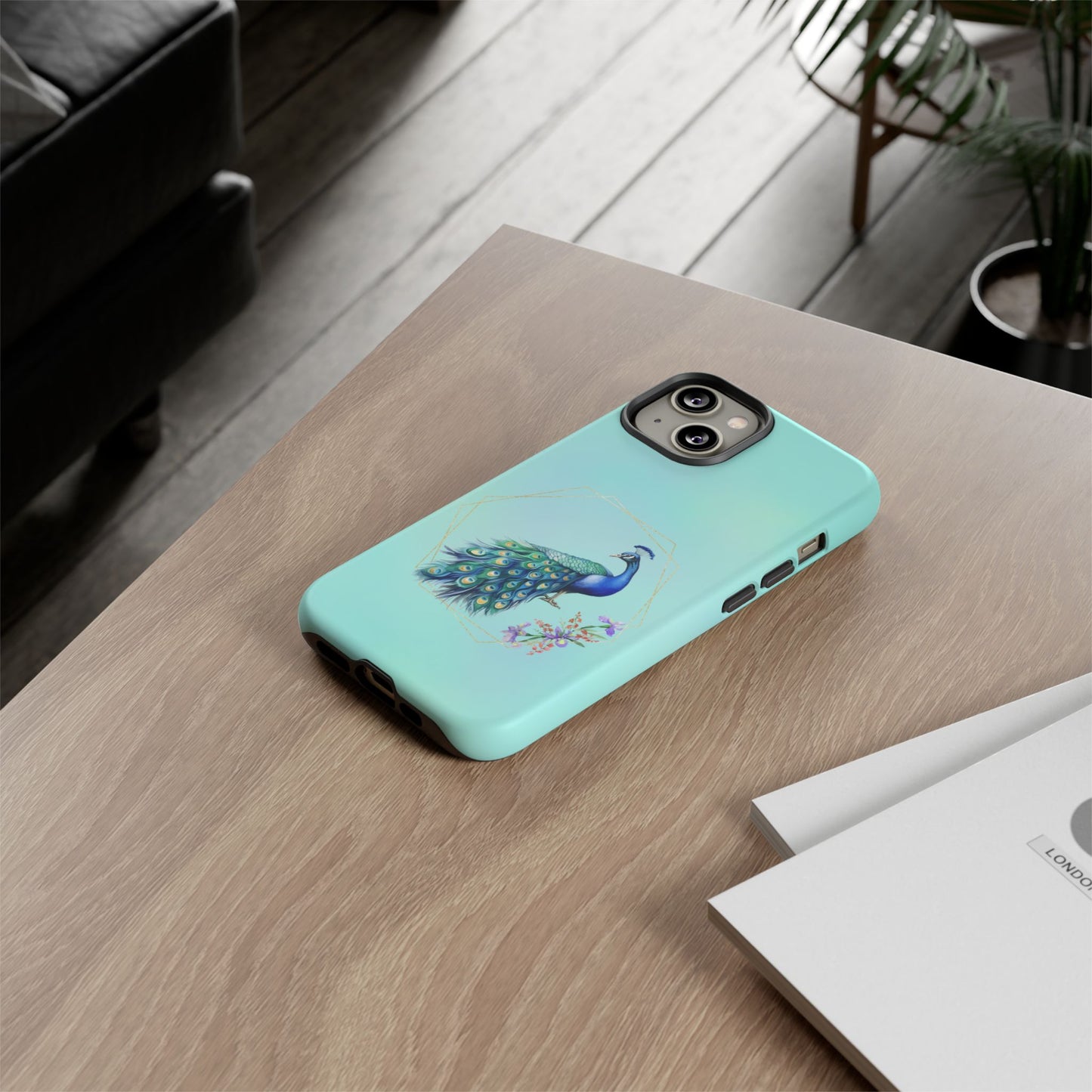 Tough Cell Phone Case - Animal - Peacock (2)