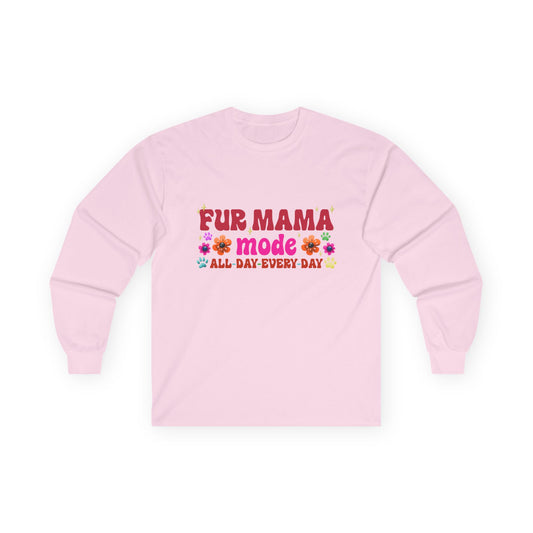 Long Sleeve Tee - Fur Mama (1)