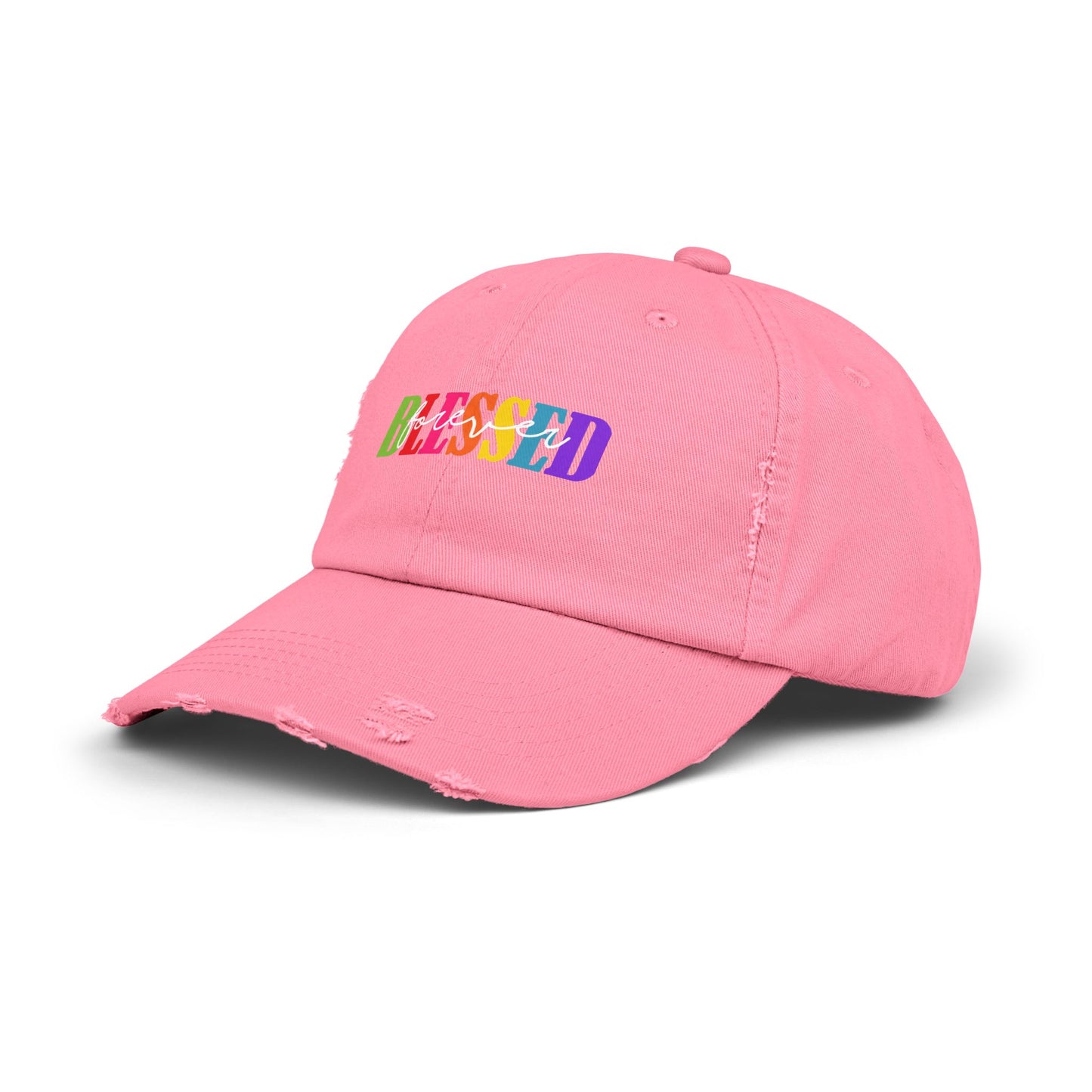 Distressed Cap - Faith - Blessed Forever (1)