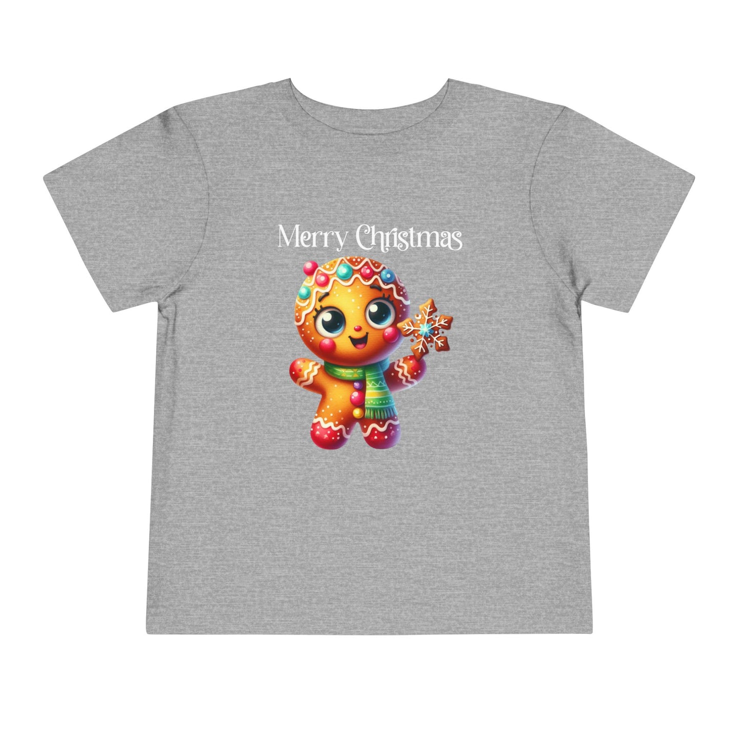 Toddler Tee - Christmas - Gingerbread - Merry Christmas (03a)