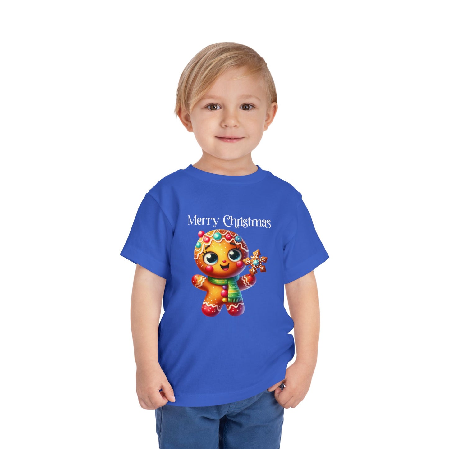 Toddler Tee - Christmas - Gingerbread - Merry Christmas (03a)