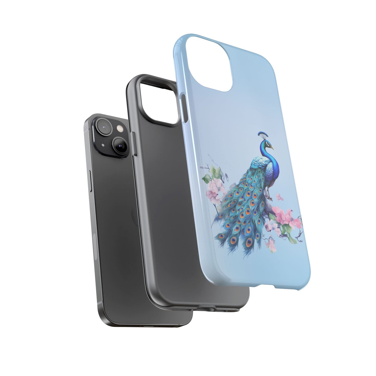 Tough Cell Phone Case - Animal - Peacock (1)