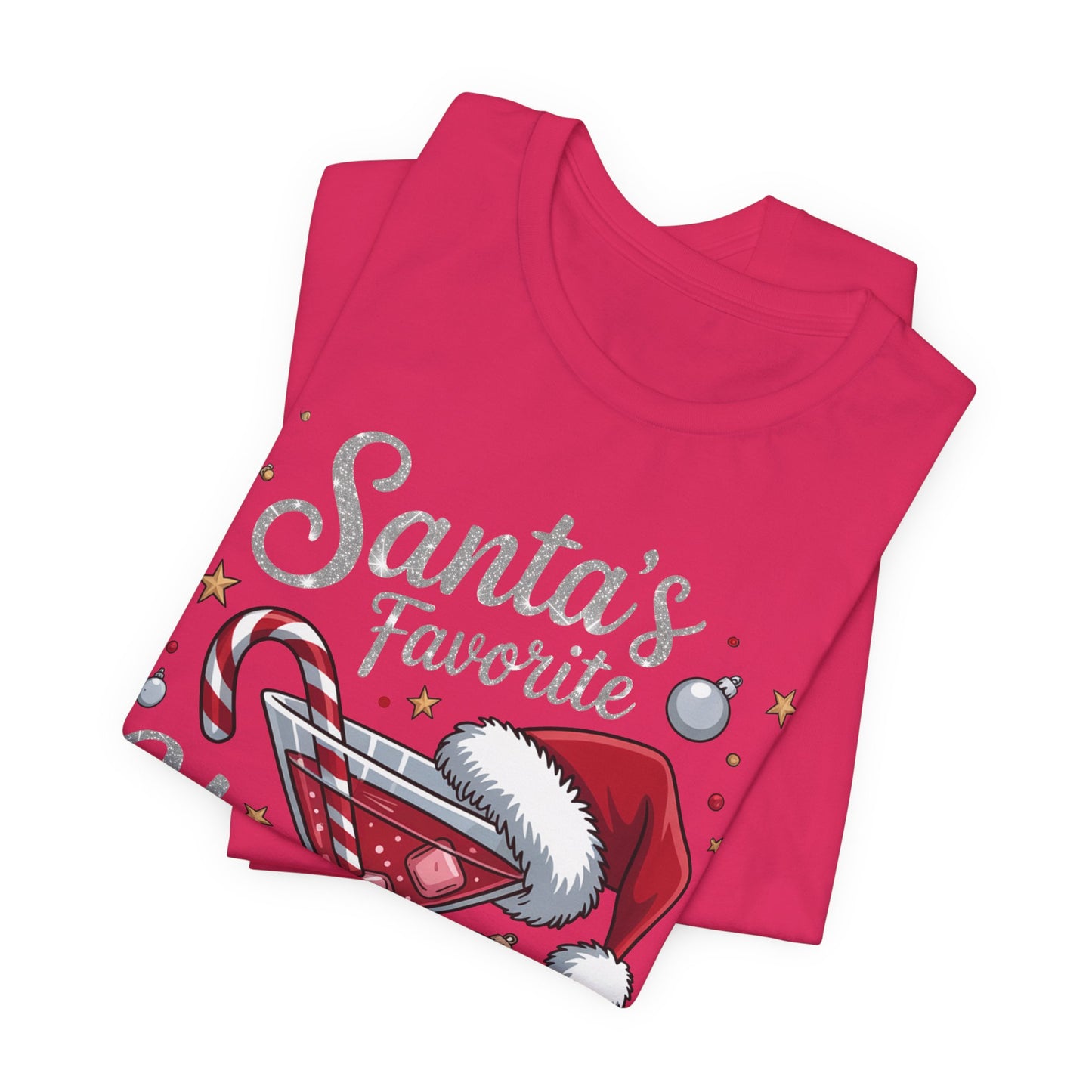 T-shirt - Christmas - Santa's Fav. Hot Mess (01)
