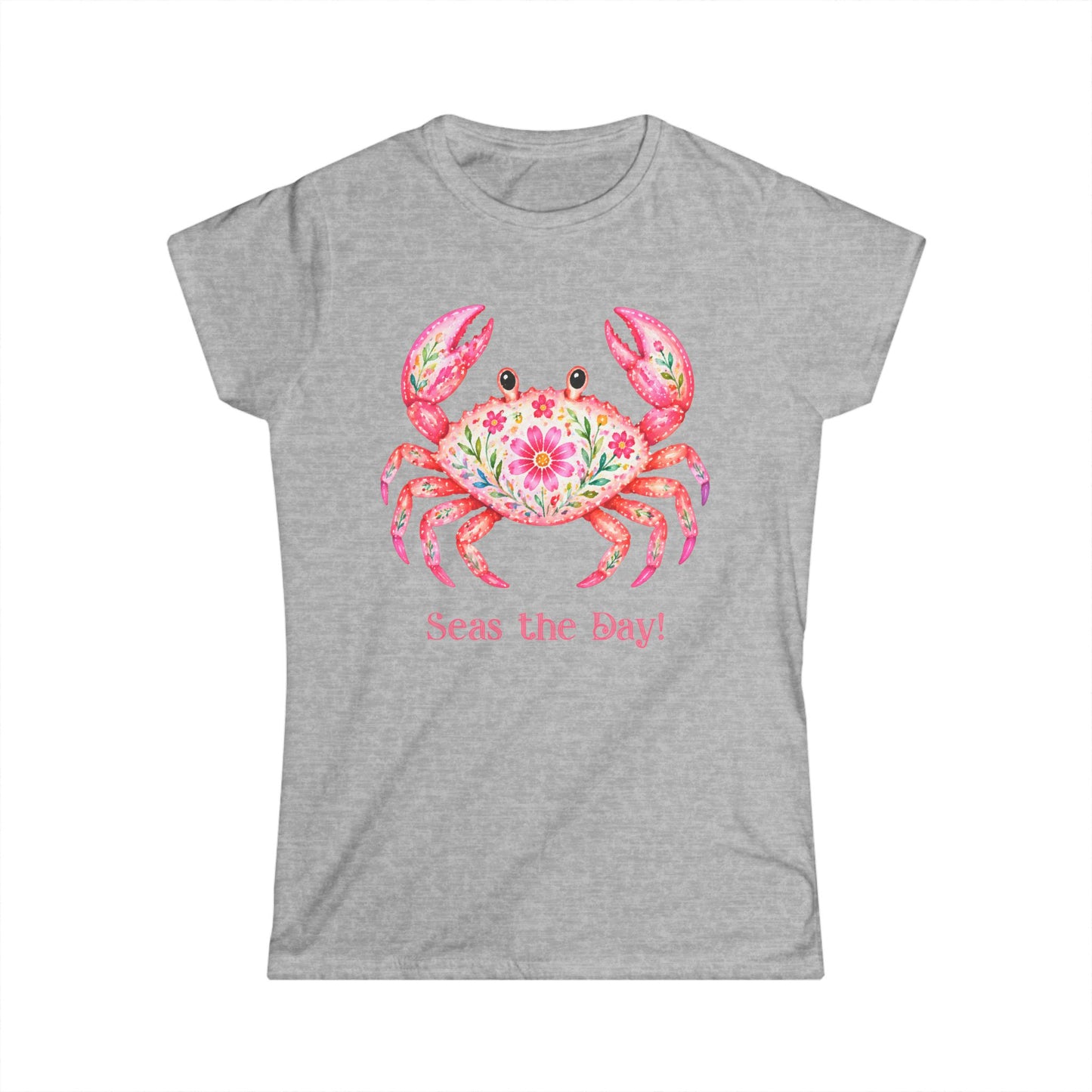 Female T-Shirt - Animal - Seas the Day Crab (01)