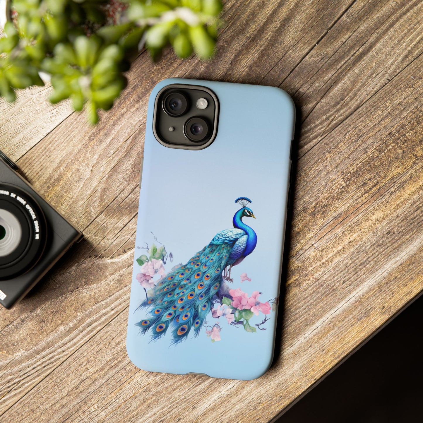 Tough Cell Phone Case - Animal - Peacock (1)