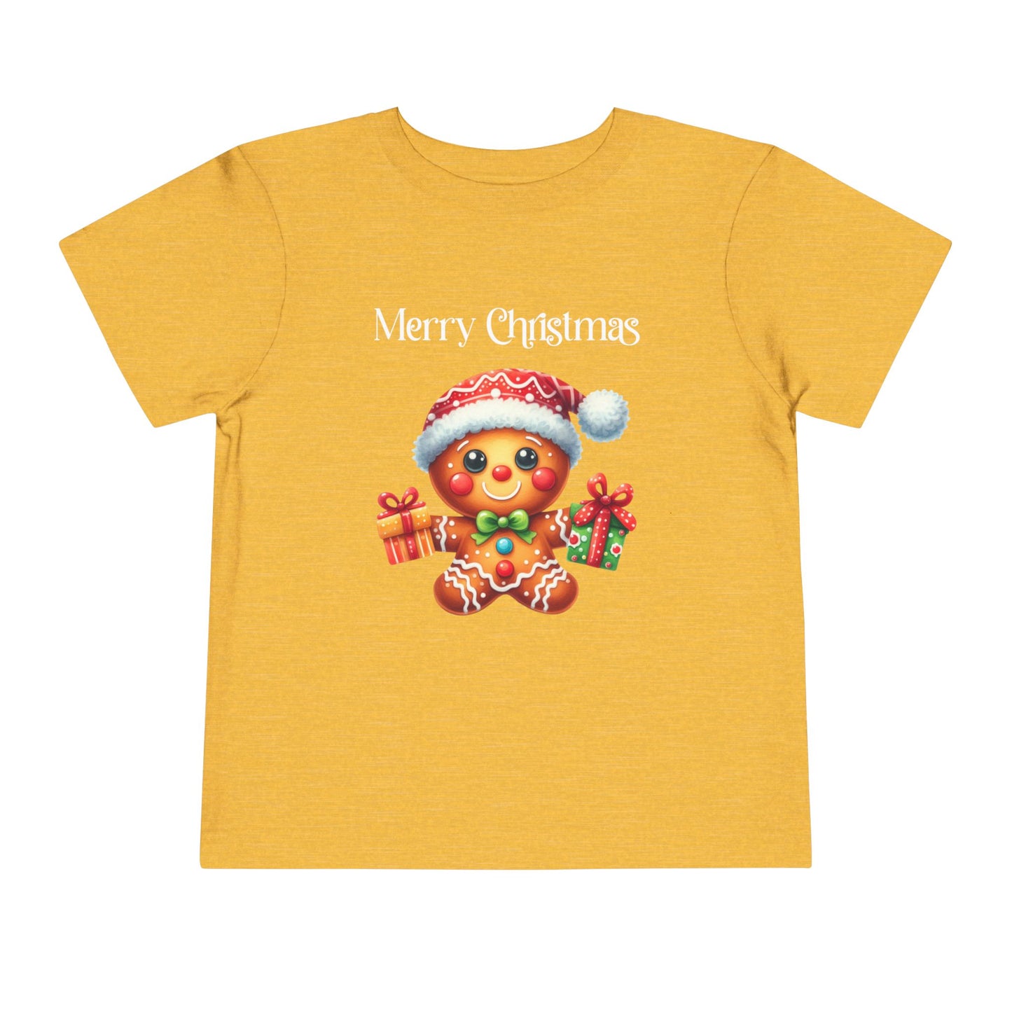 Toddler Tee - Christmas - Gingerbread - Merry Christmas (01a)