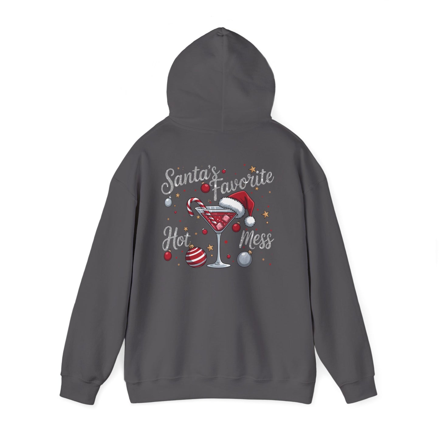 Heavy Blend Hoodie - Christmas - Santa's Fav. Hot Mess (01)
