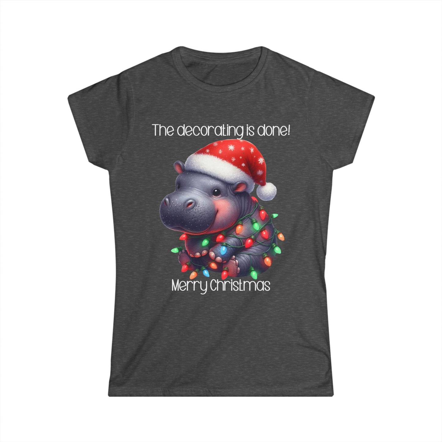 Female T-Shirt - Christmas - Decorating Done (06)