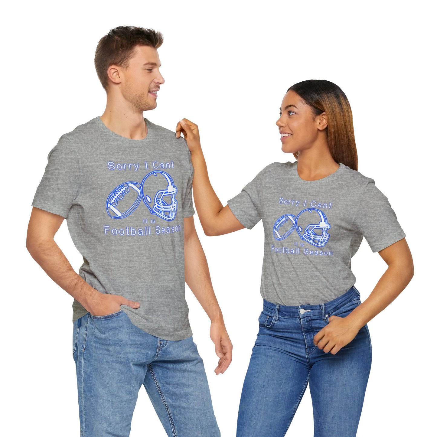 T-shirt - Football - Sorry I Cant (01i)