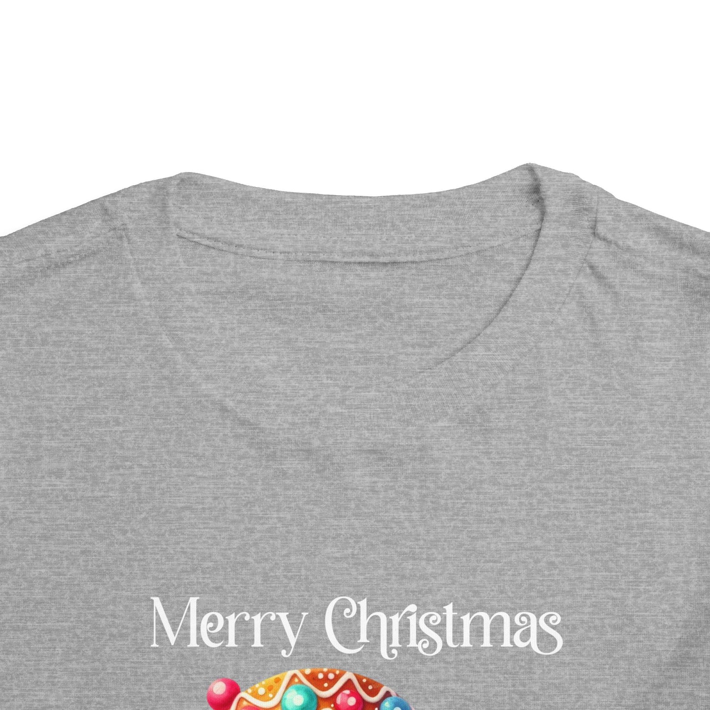 Toddler Tee - Christmas - Gingerbread - Merry Christmas (03a)