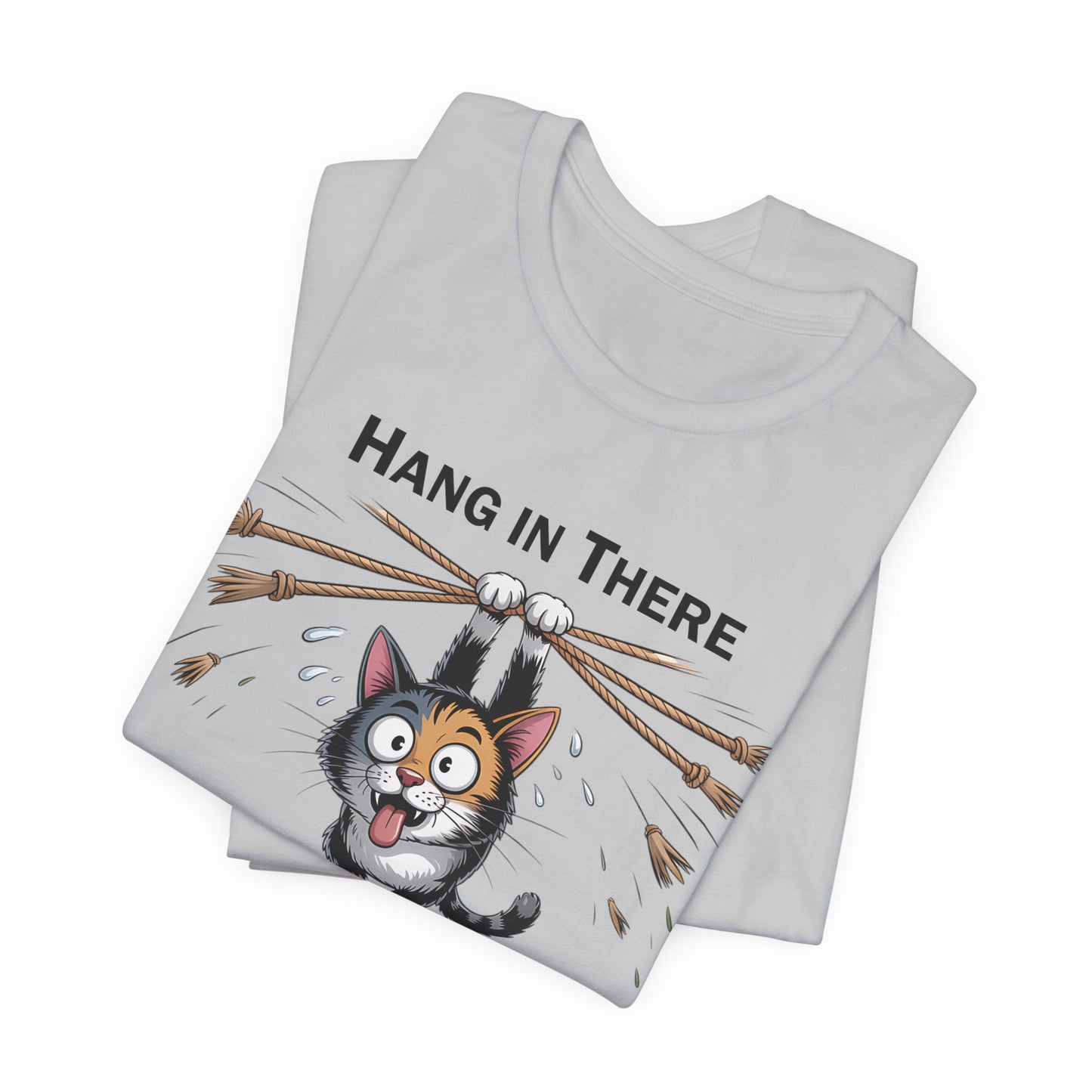 T-Shirt - Animal - Cat - Hang in there (1a)