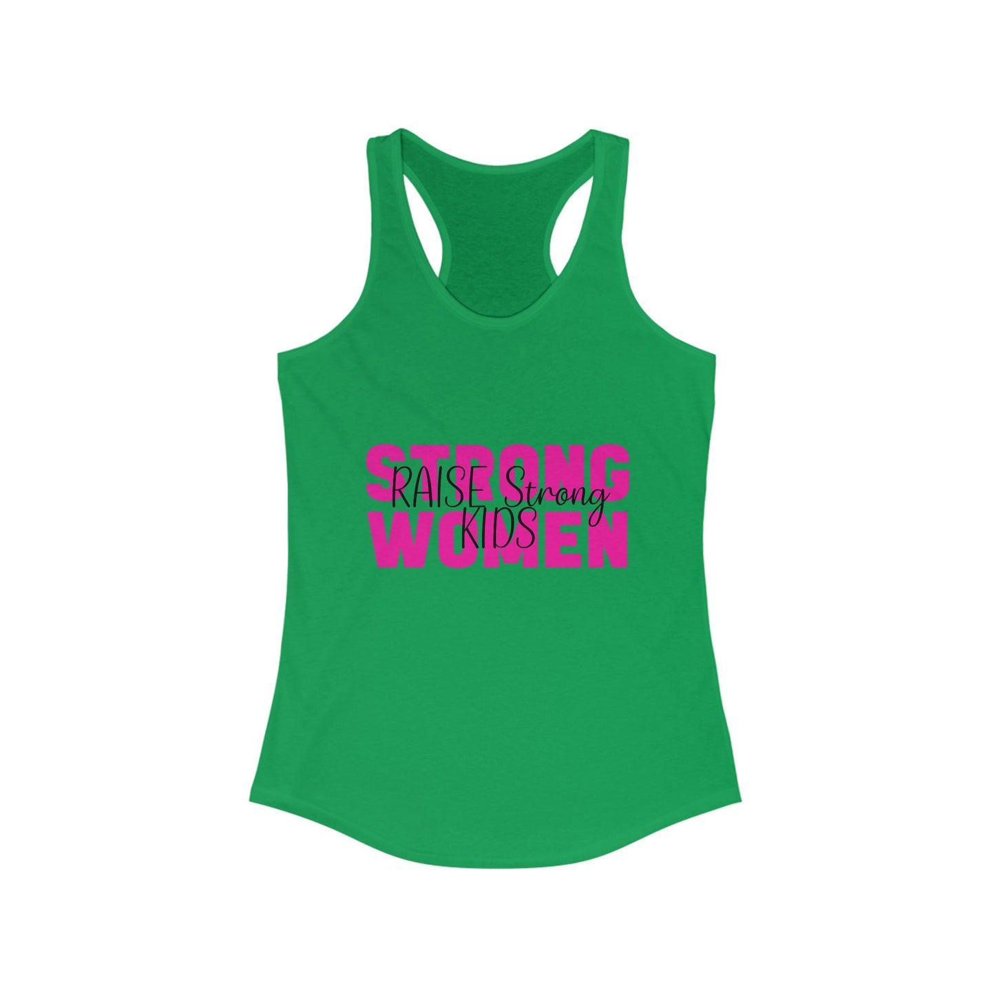 Female Tank Top - Mom - Strong Women Raise Strong Kids (1) - Razor Back