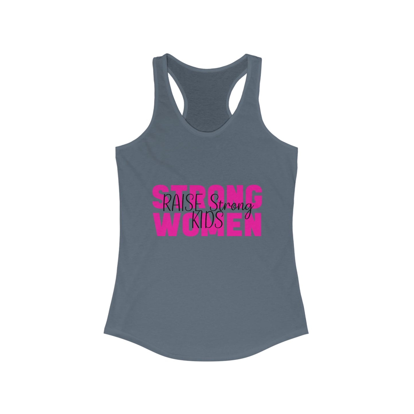 Female Tank Top - Mom - Strong Women Raise Strong Kids (1) - Razor Back