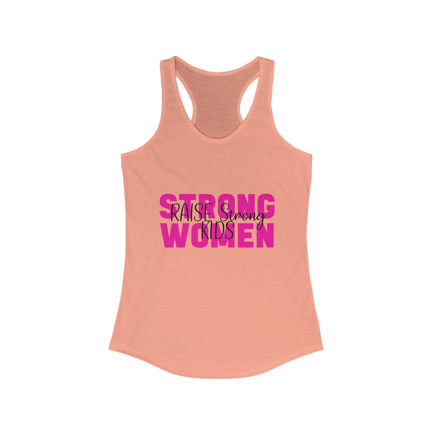 Female Tank Top - Mom - Strong Women Raise Strong Kids (1) - Razor Back