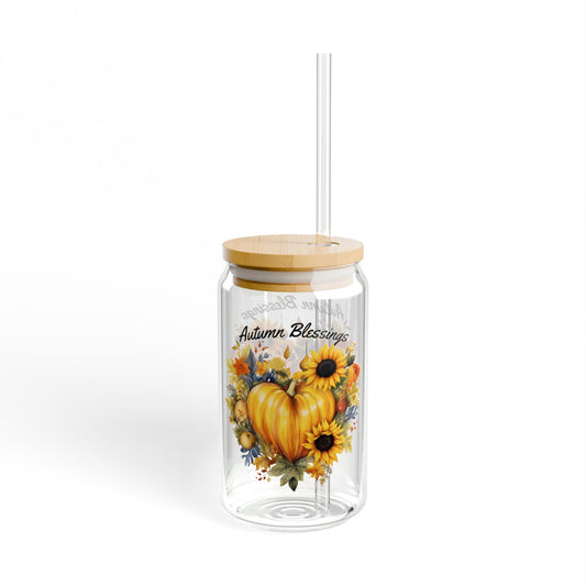 Sipper Glass - Faith - Autumn Blessings (01a)