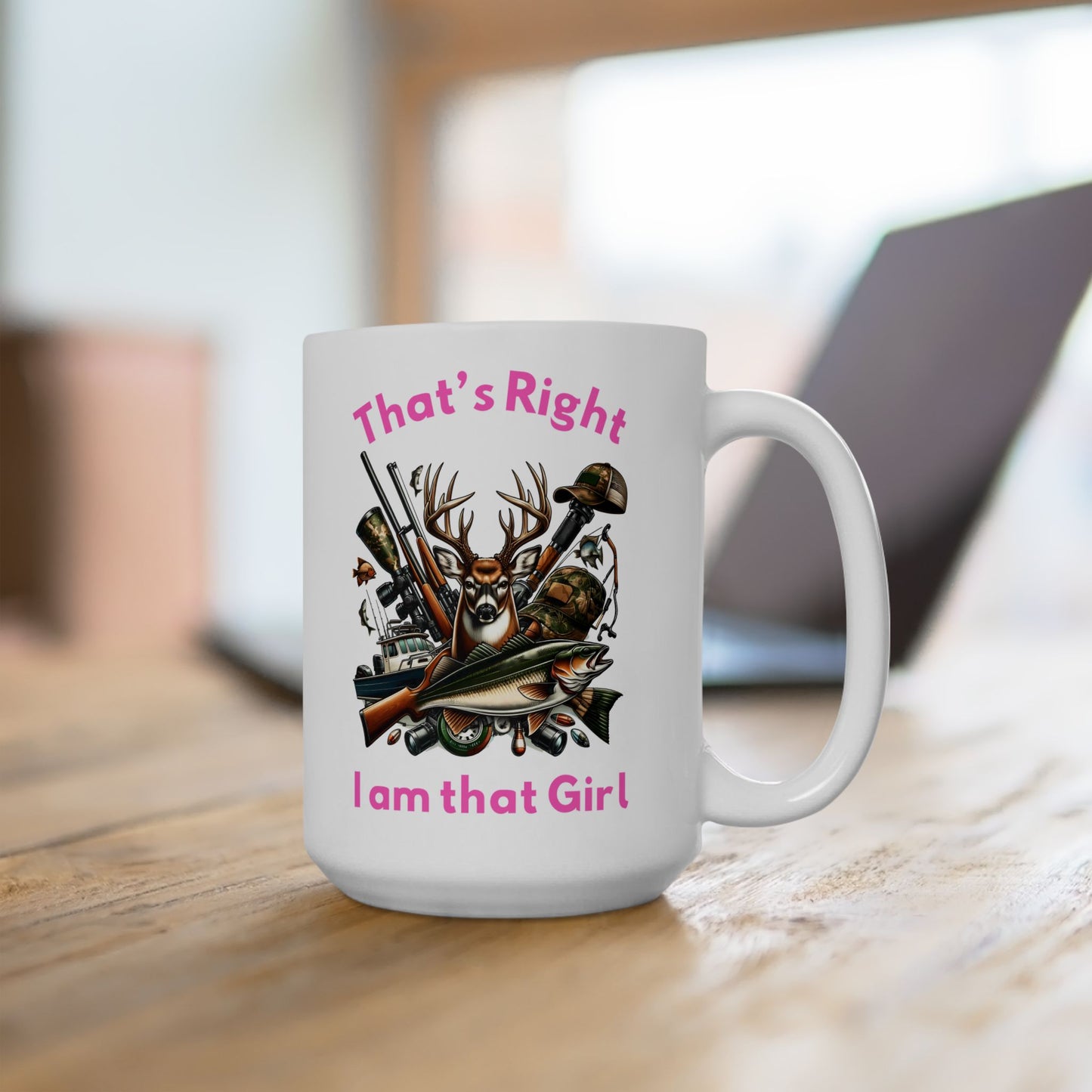 Ceramic Mug - Hunting - I am that Girl (1)