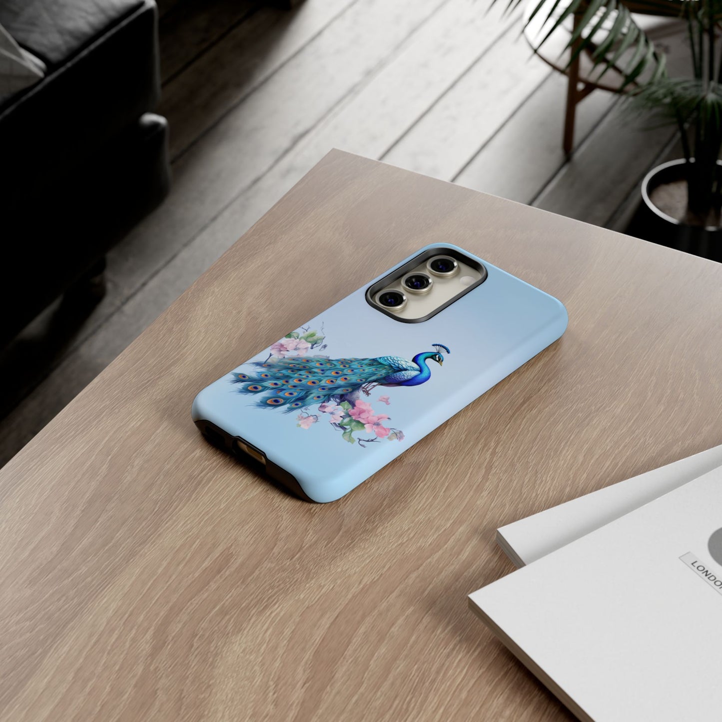 Tough Cell Phone Case - Animal - Peacock (1)