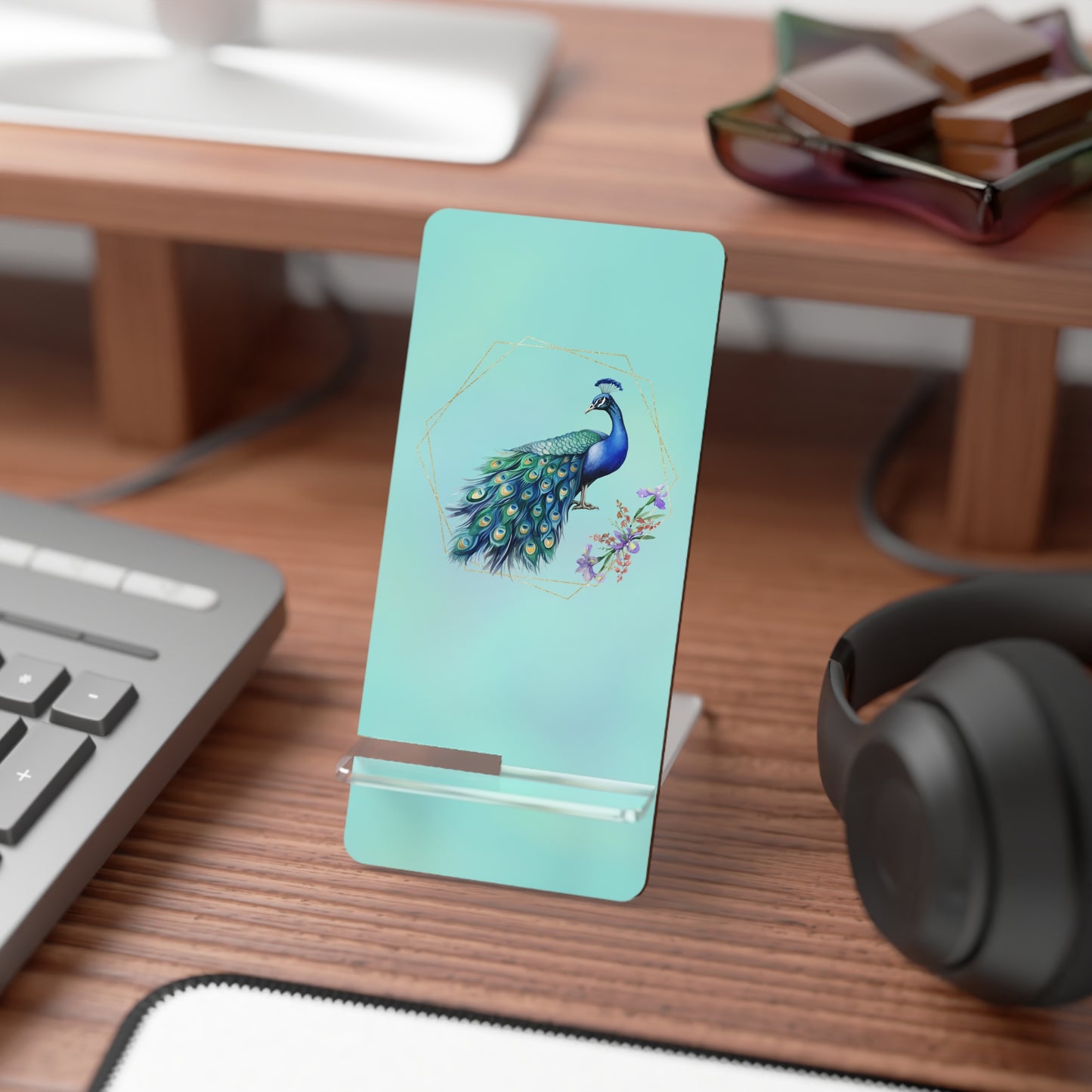 Phone Stand - Animal - Peacock (2)