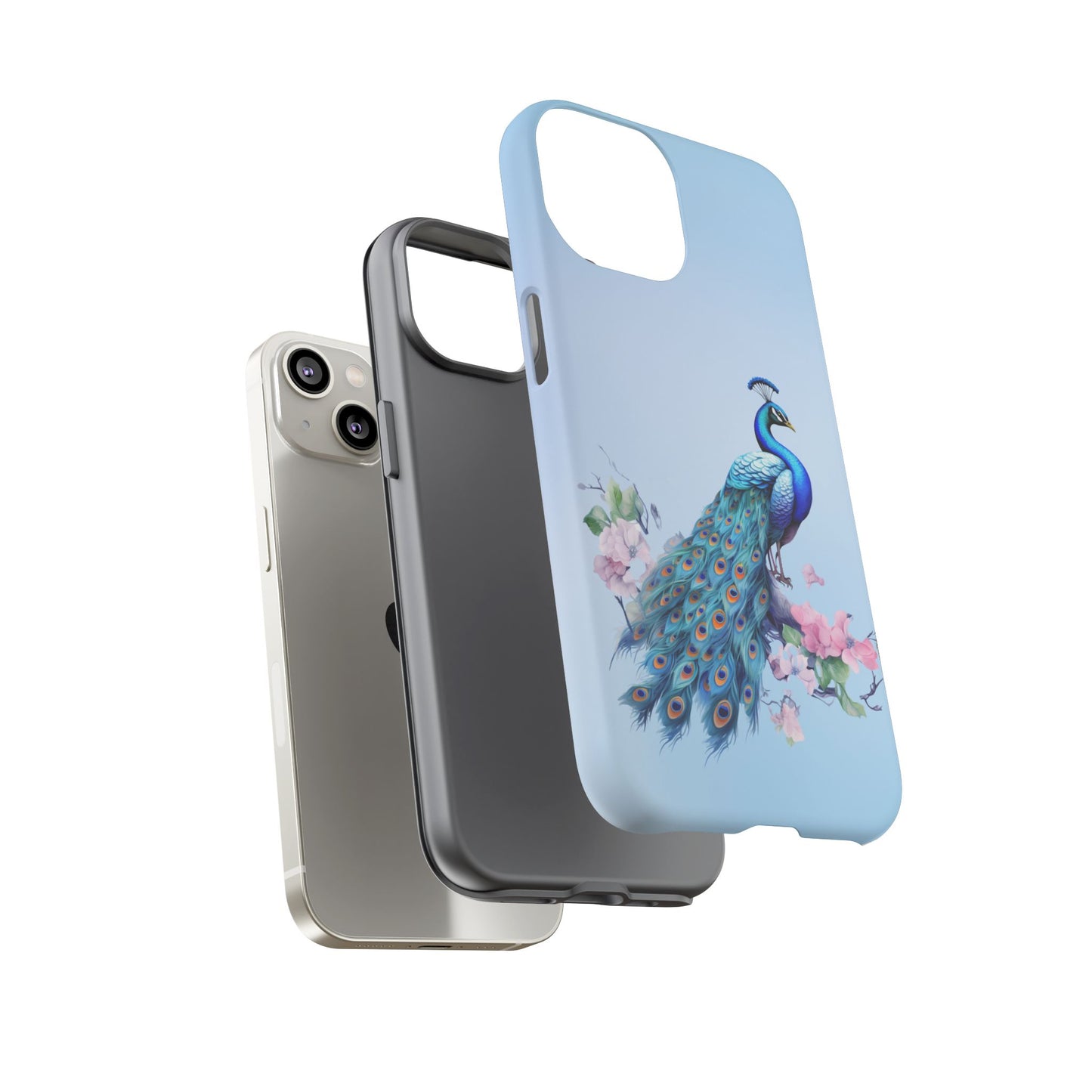 Tough Cell Phone Case - Animal - Peacock (1)