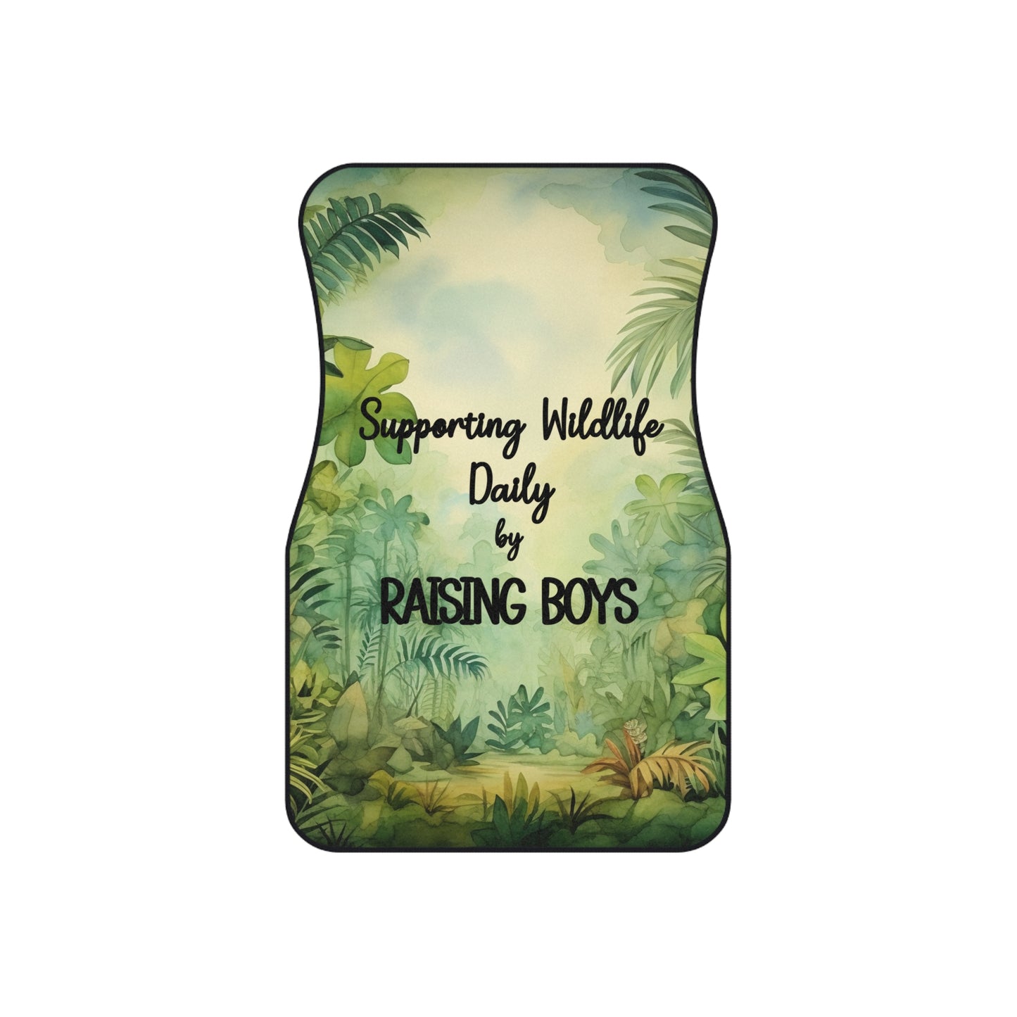 Car Mats (Set of 4) - Supporting Wildlife, Raising Boys