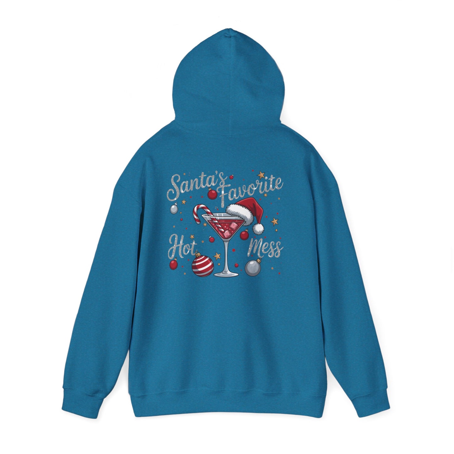 Heavy Blend Hoodie - Christmas - Santa's Fav. Hot Mess (01)