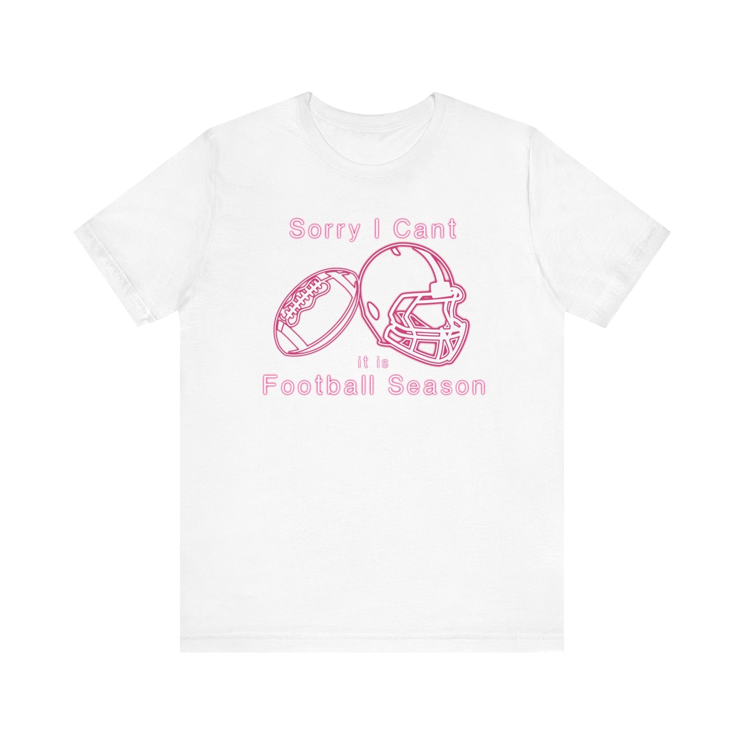 T-shirt - Football - Sorry I Cant (01a)