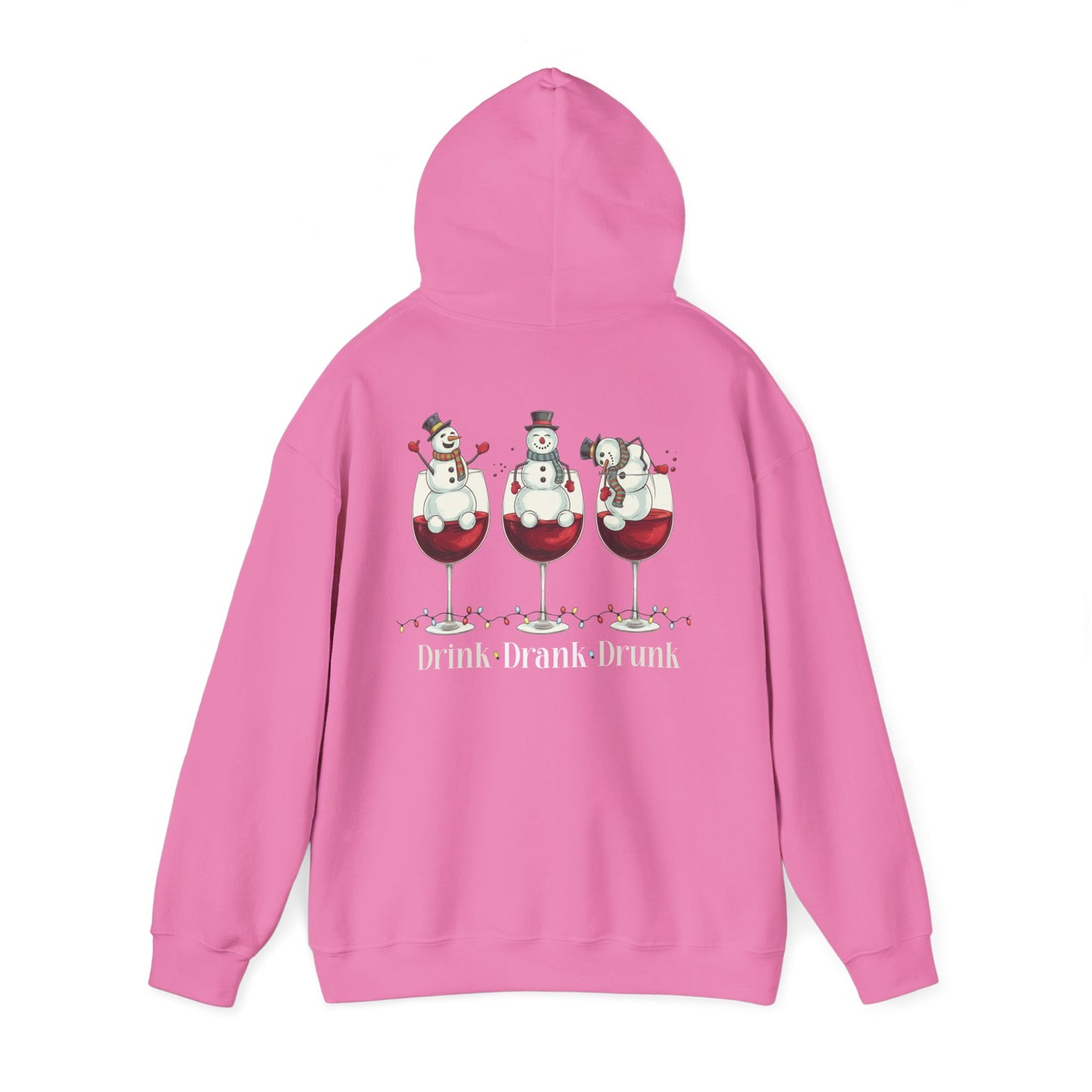 Heavy Blend Hoodie - Winter - Snowmen Drink Drank Drunk (01)