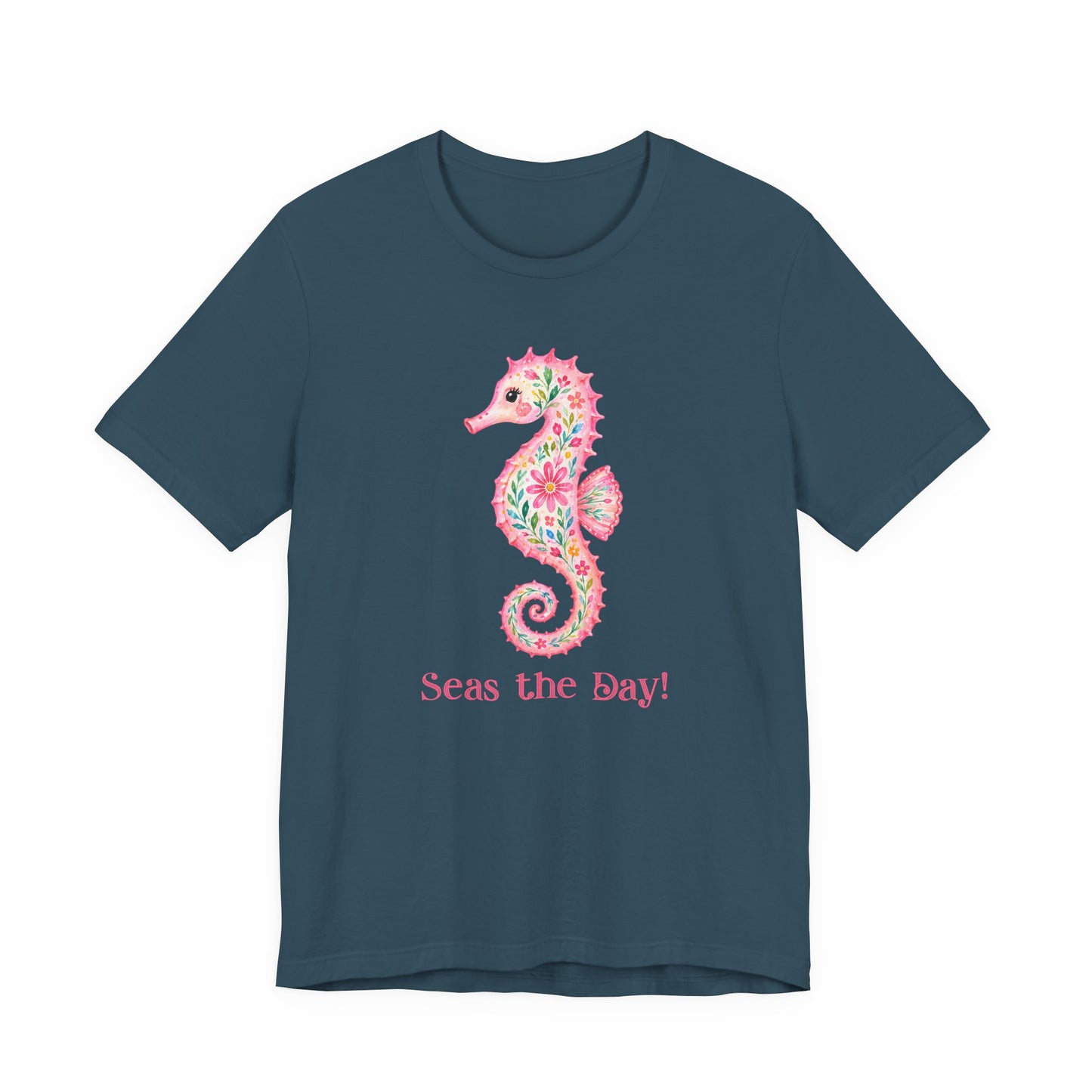 T-Shirt - Animal - Seas the Day Sea Horse (01)