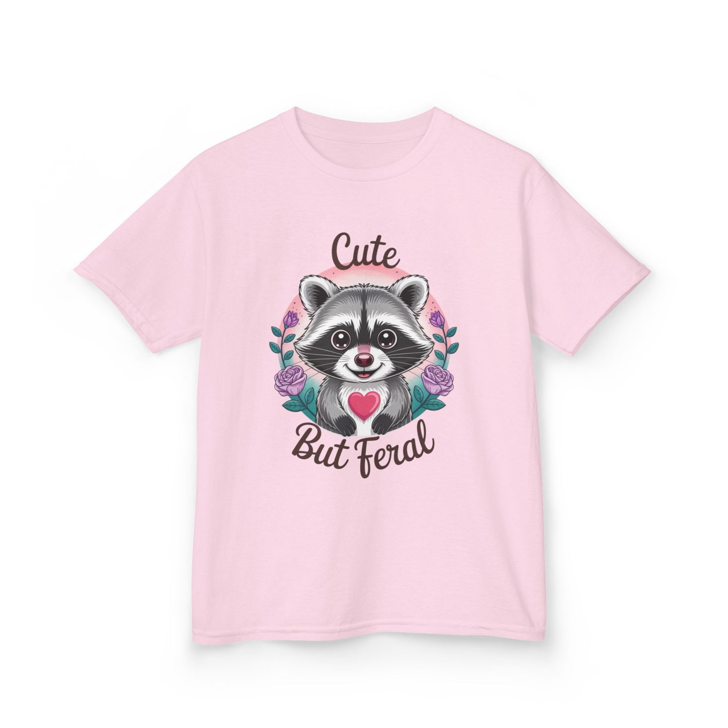 Child Tee - Animal / Racoon - Cute but Feral (01)