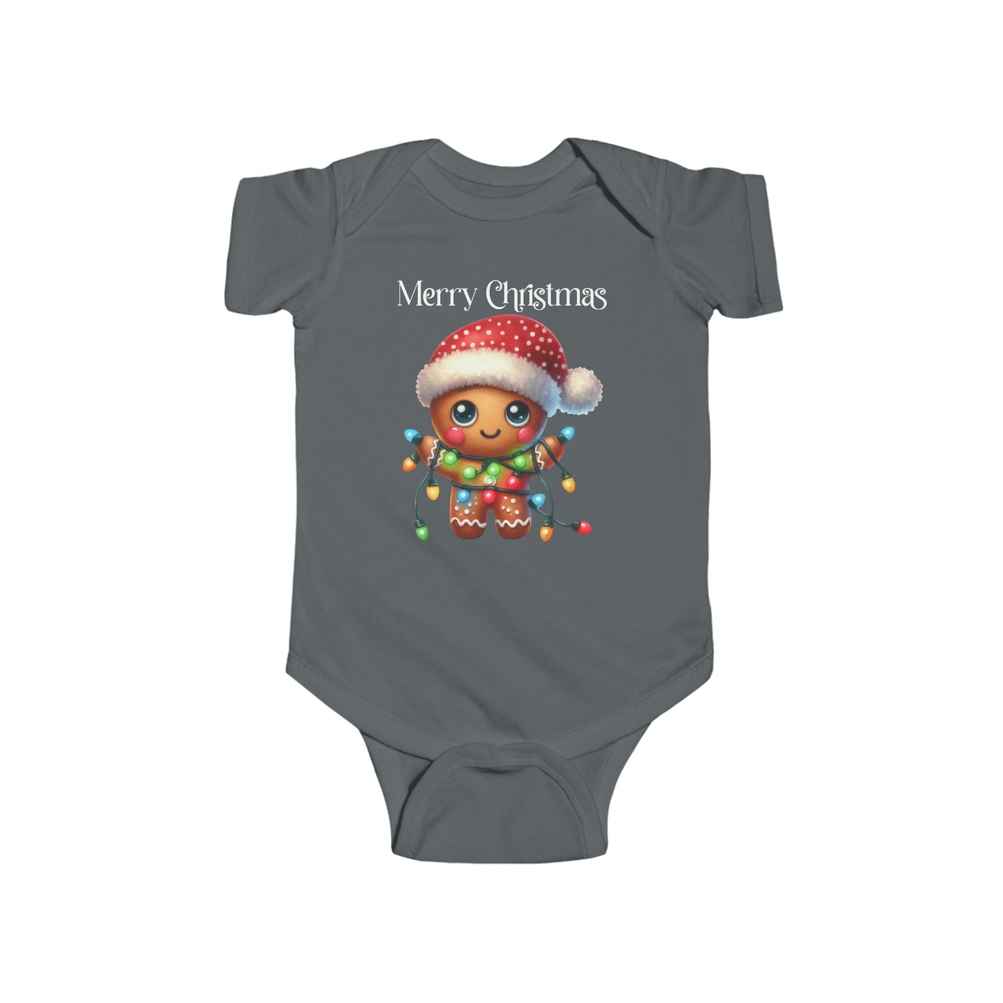 Onesie - Christmas - Gingerbread - Merry Christmas (02a)