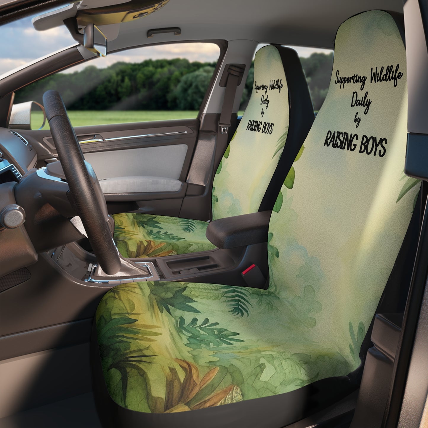 Car Seat Covers - Supporting Wildlife Raising Boys