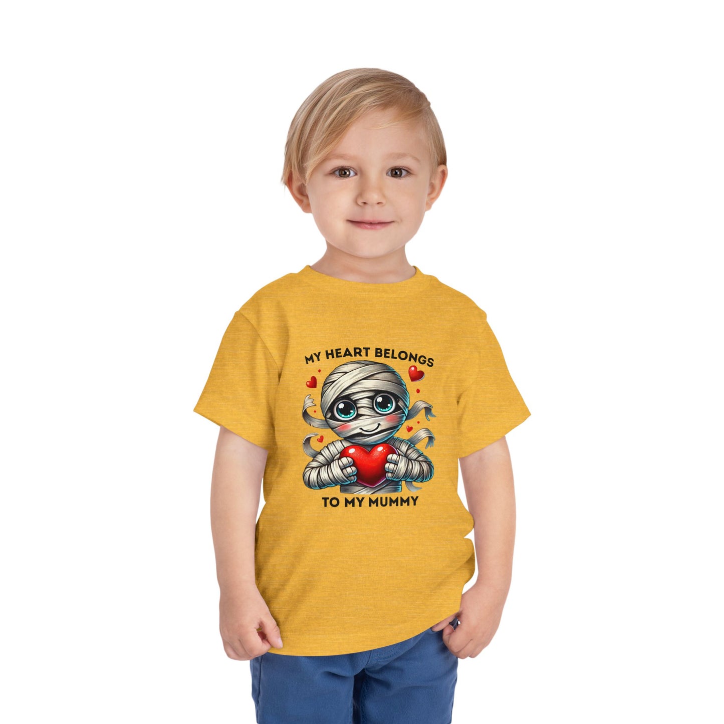 Toddler Tee - Halloween - My Heart Belongs to My Mummy (1a)