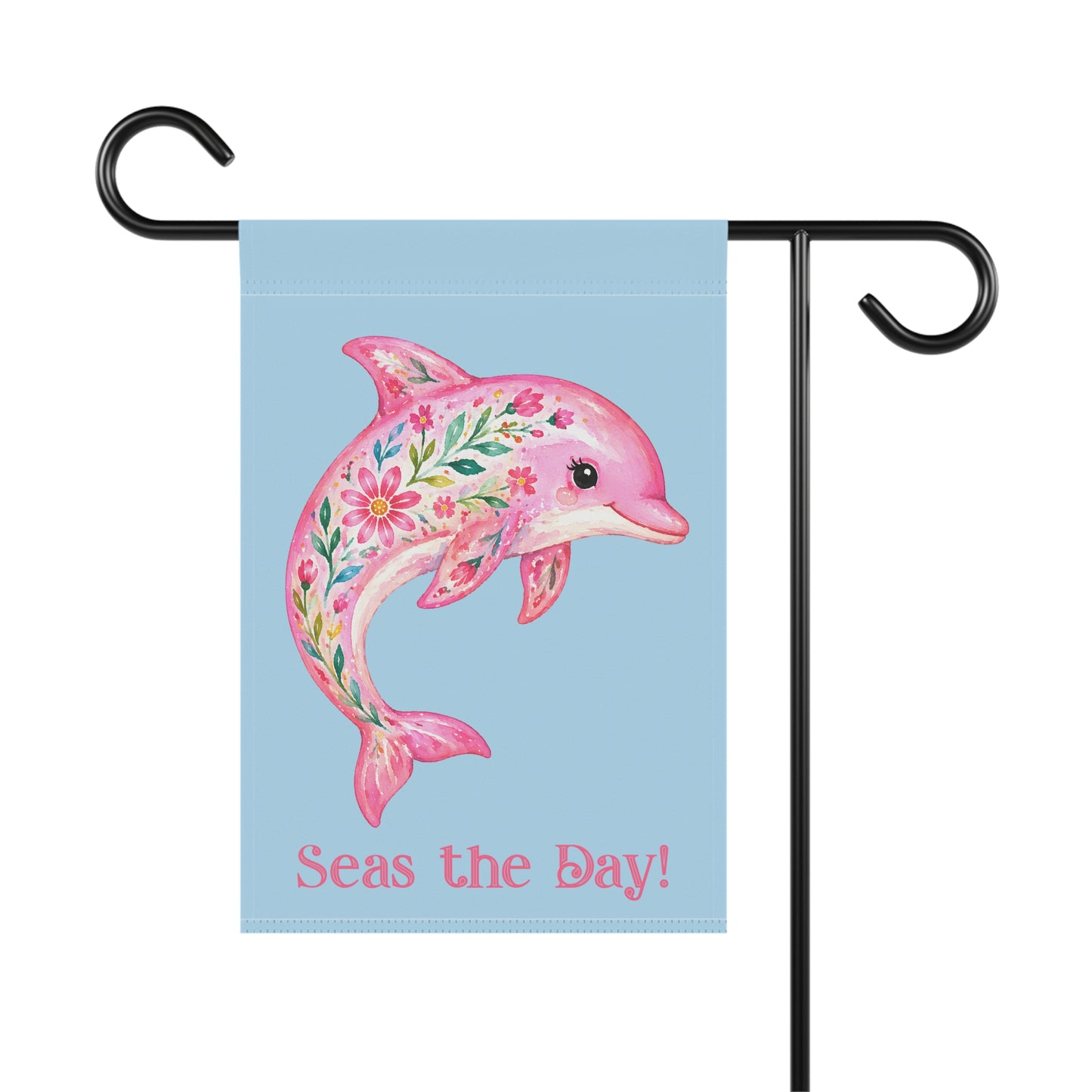 Garden Flag - Season -  Seas the Day Dolphin (01)