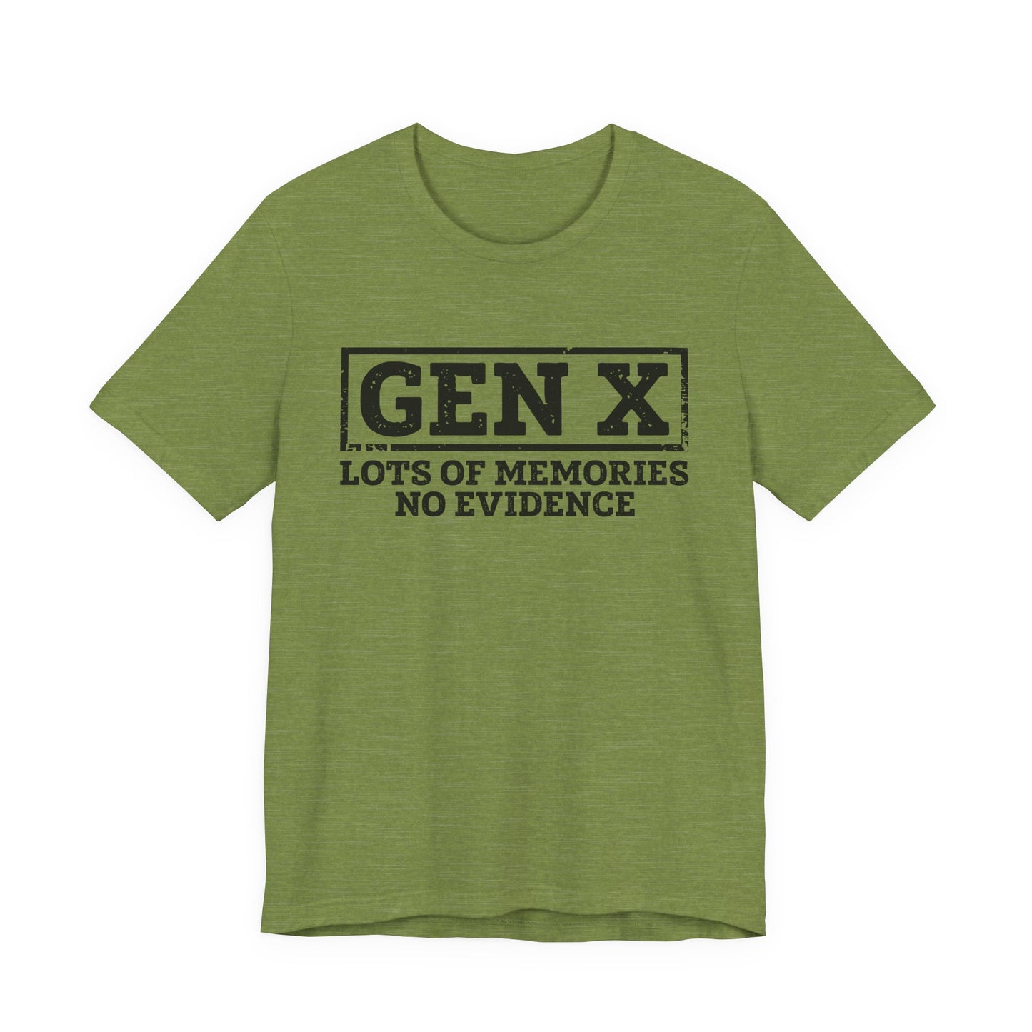 T-shirt - Sarcastic - GenX No Memories (01-black)