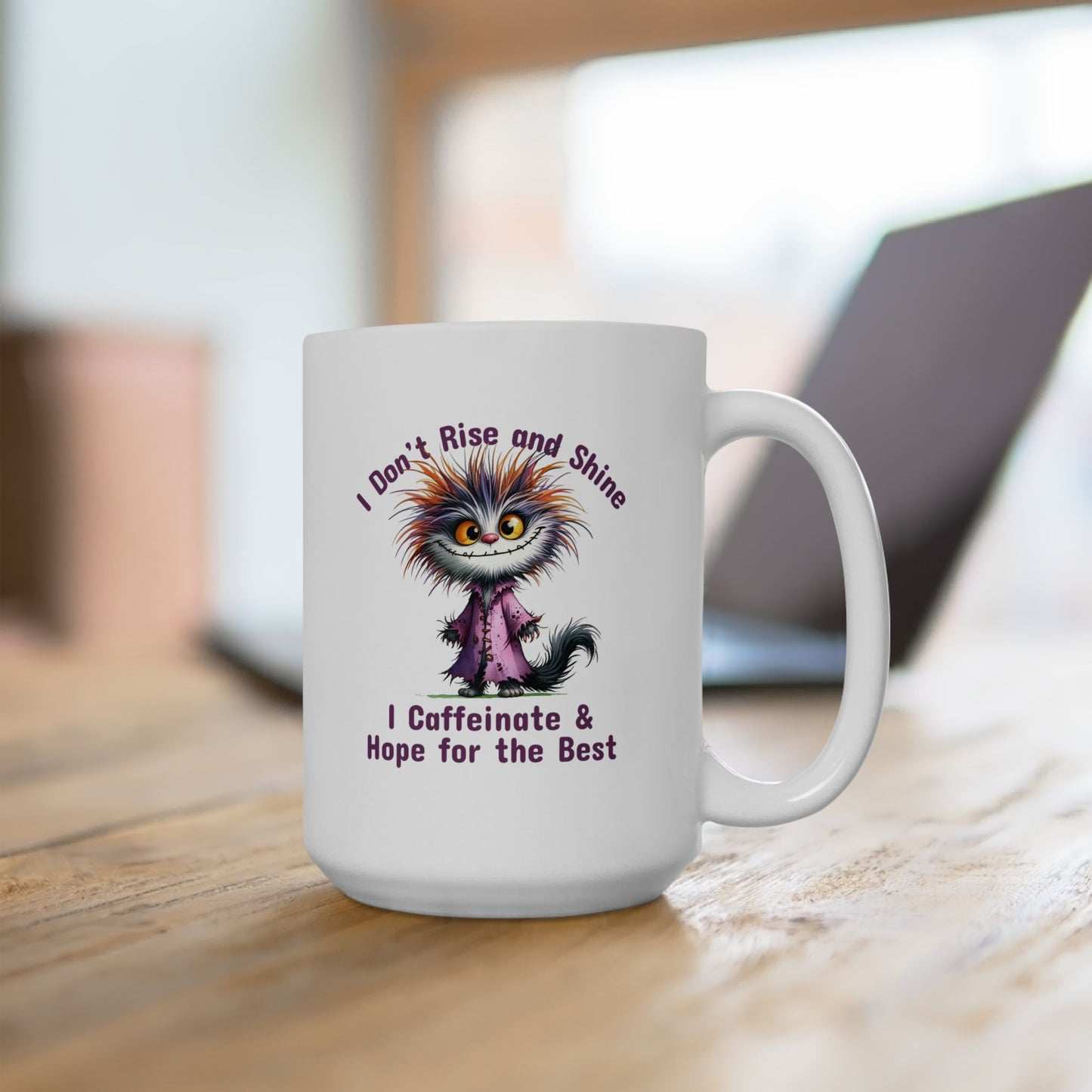 Ceramic Mug - Caffeinate and Hope for the Best (1)