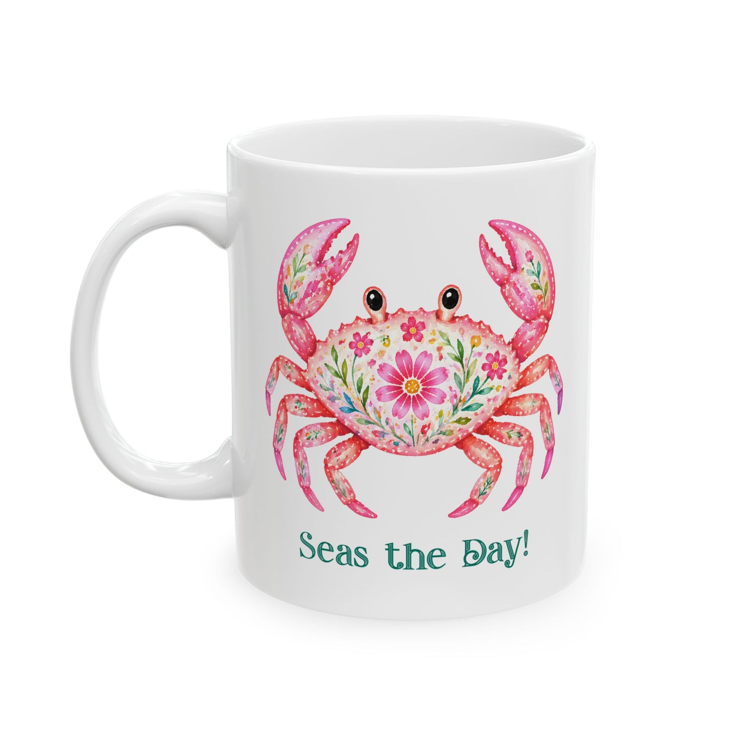 Ceramic Mug - Animal - Seas the Day Crab (01)