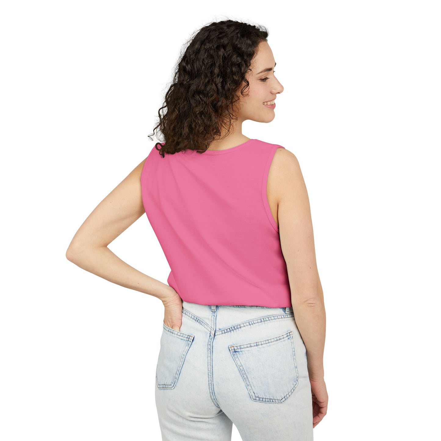 Unisex Tank Top - Funny - Fun Fact: I Do Not Care - White Writing