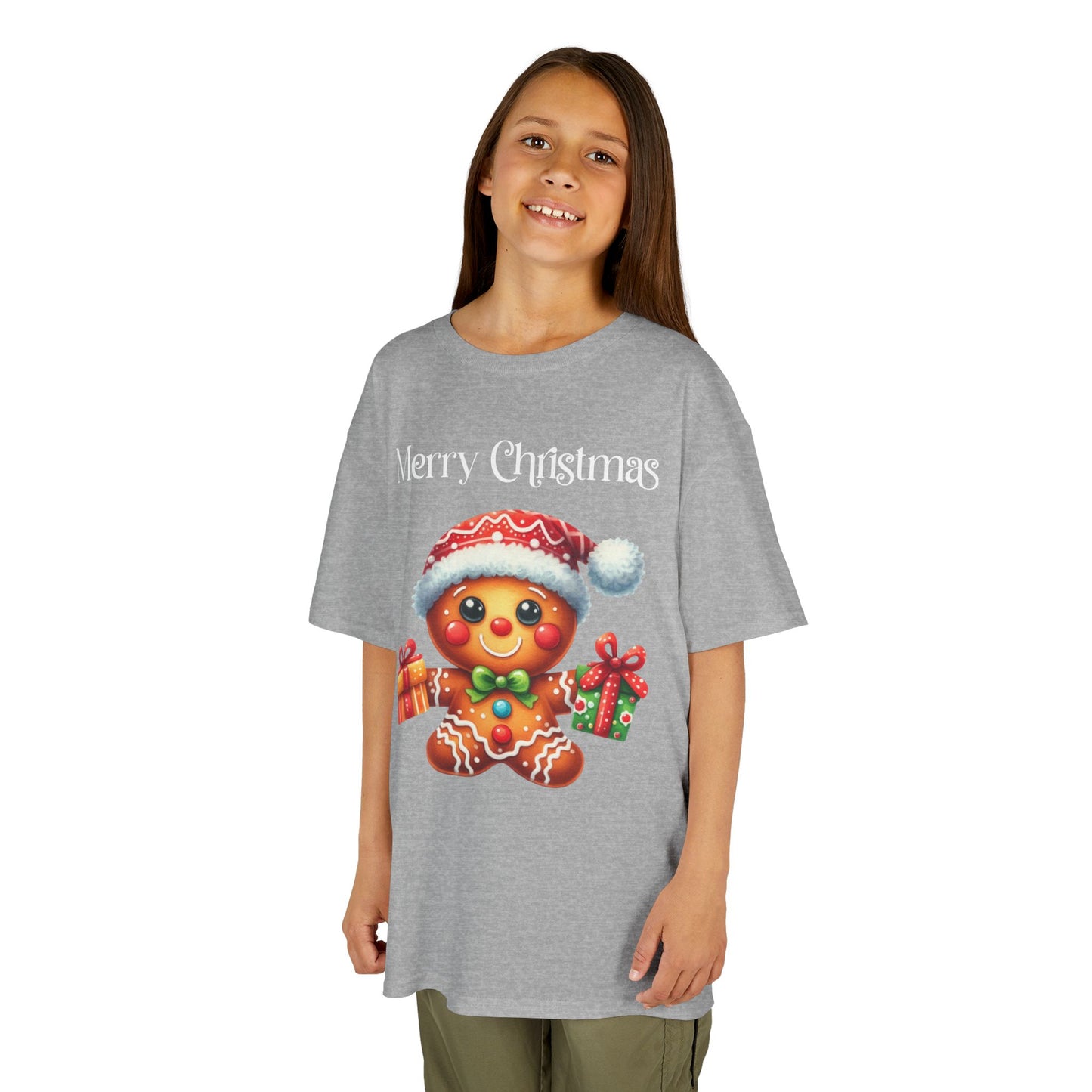 Child Tee - Christmas - Gingerbread - Merry Christmas (01a)