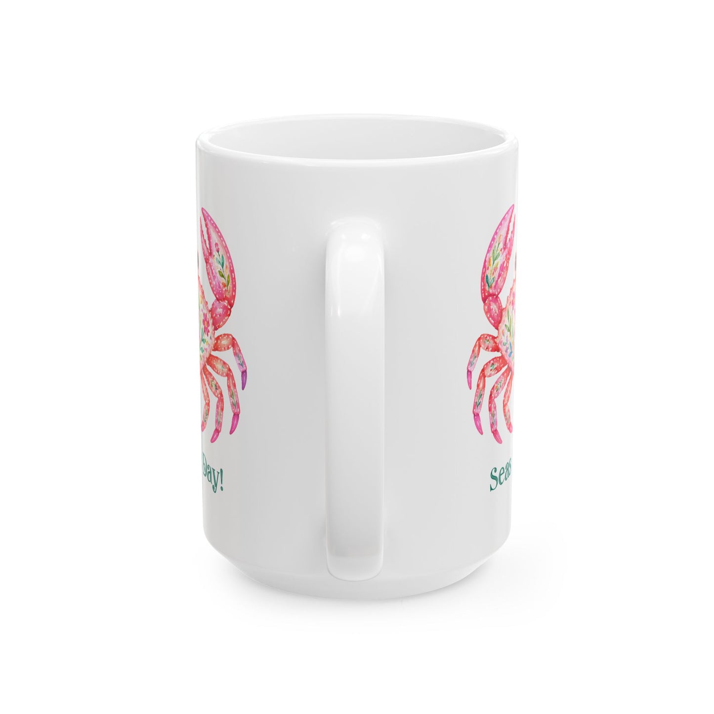 Ceramic Mug - Animal - Seas the Day Crab (01)