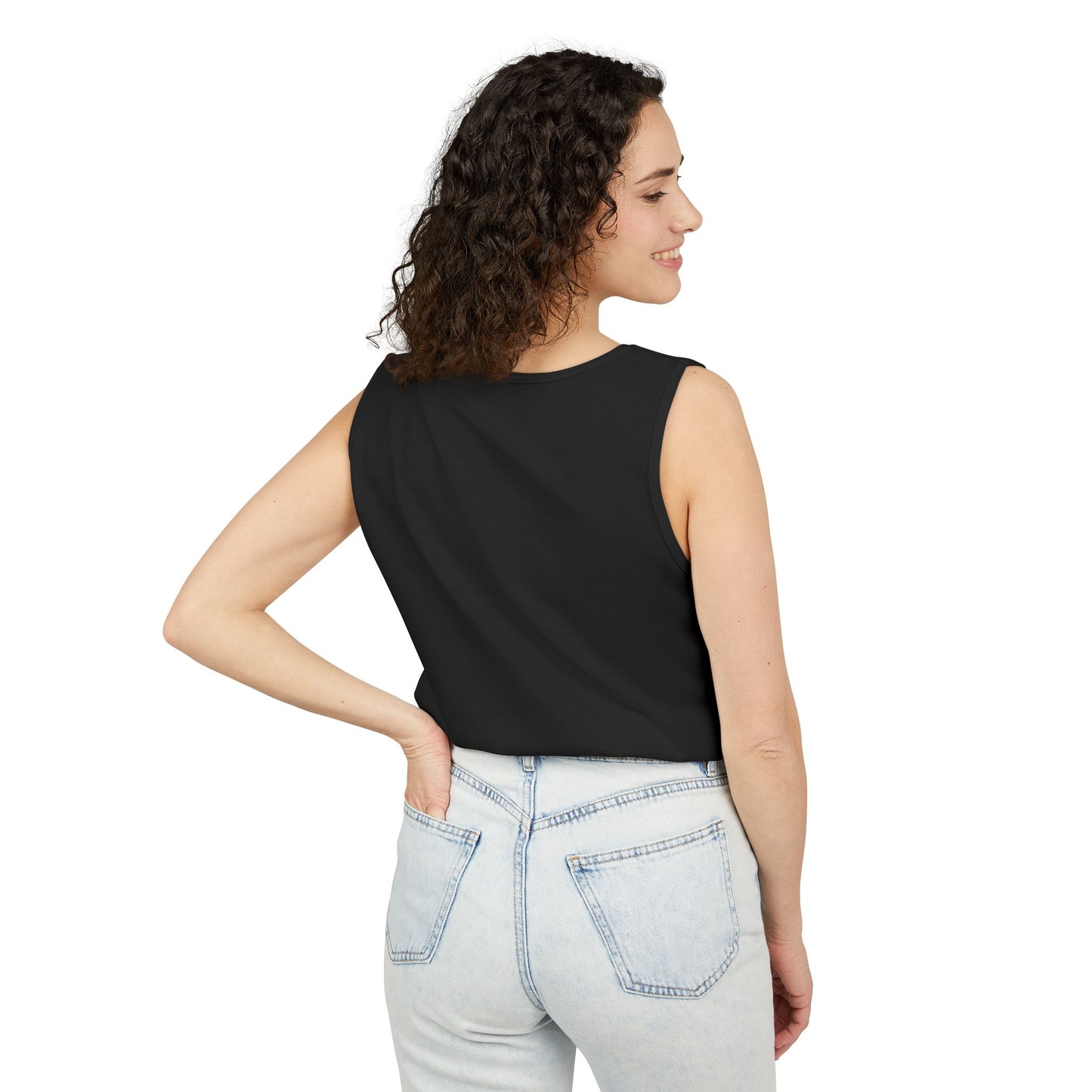 Unisex Tank Top - Funny - Fun Fact: I Do Not Care - White Writing
