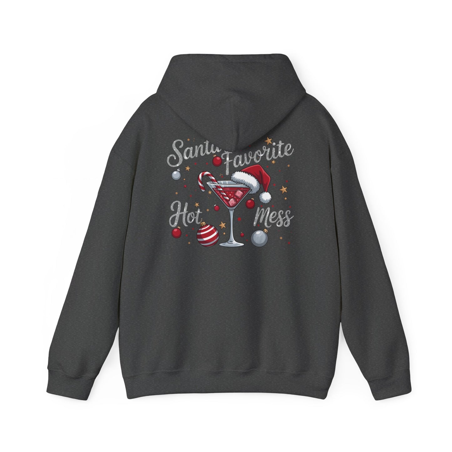 Heavy Blend Hoodie - Christmas - Santa's Fav. Hot Mess (01)