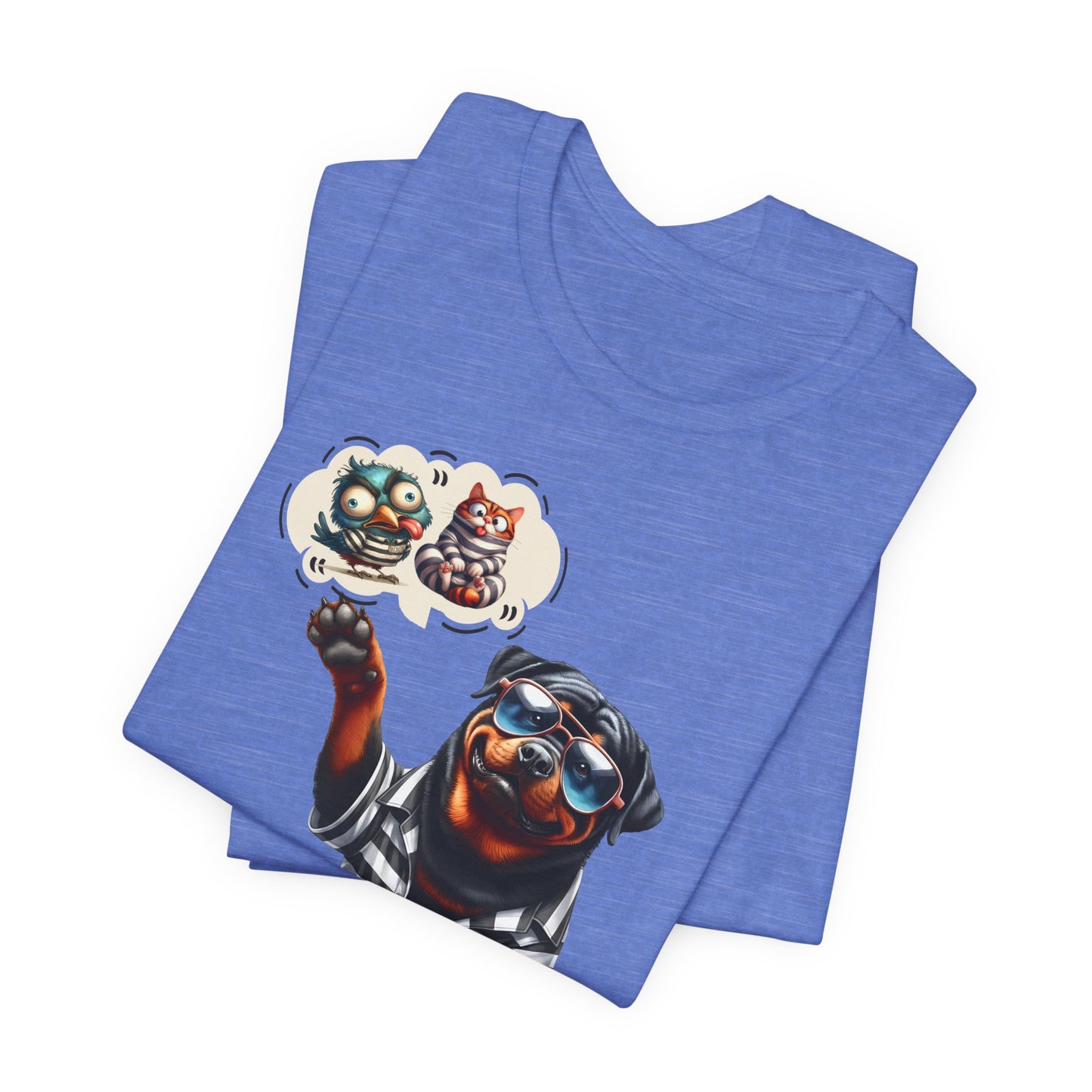 T-Shirt - Animal - Dog - I ate the cat that ate jail bird (1a)