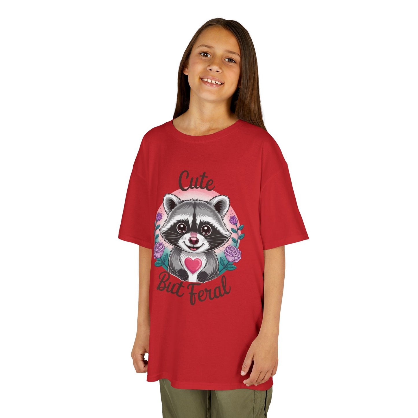 Child Tee - Animal / Racoon - Cute but Feral (01)