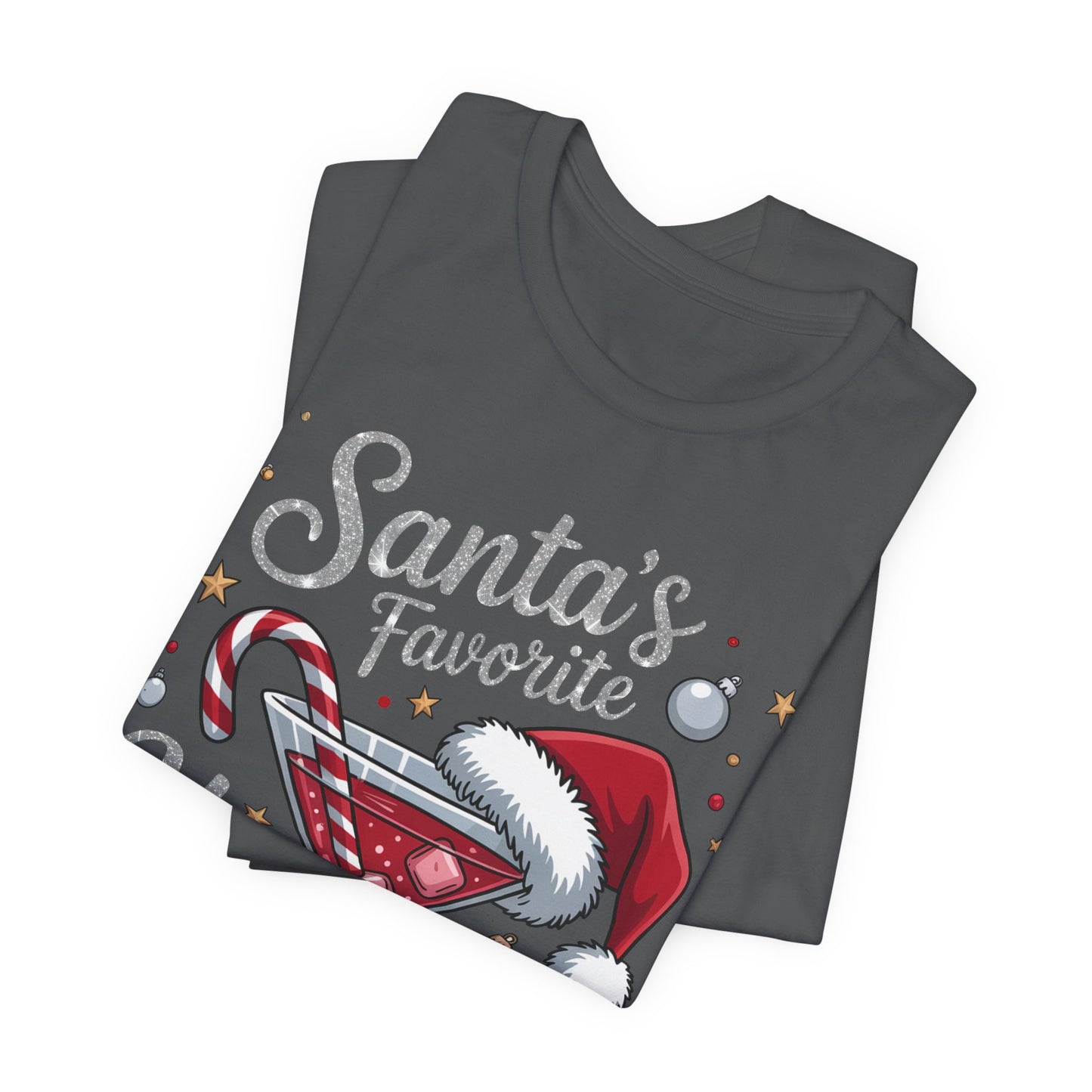 T-shirt - Christmas - Santa's Fav. Hot Mess (01)
