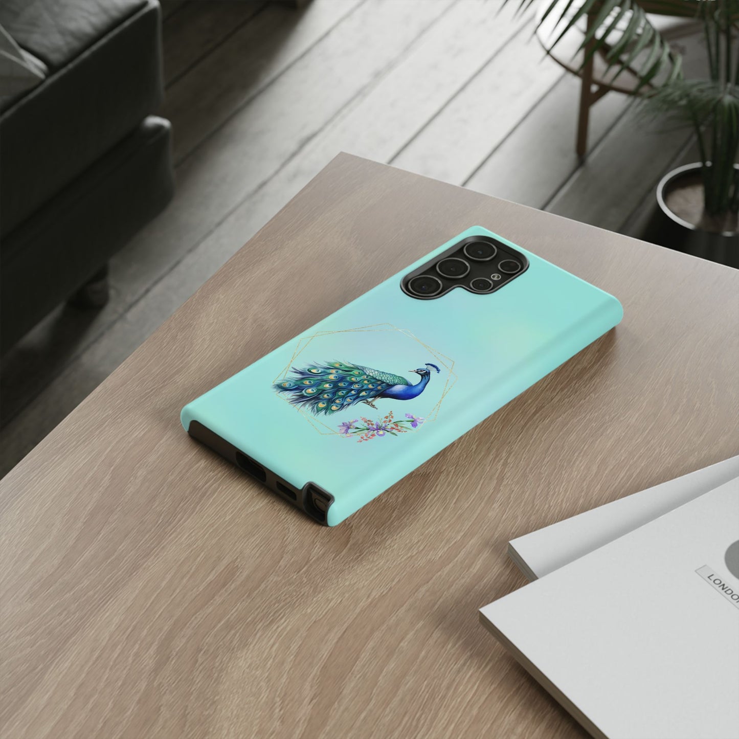 Tough Cell Phone Case - Animal - Peacock (2)