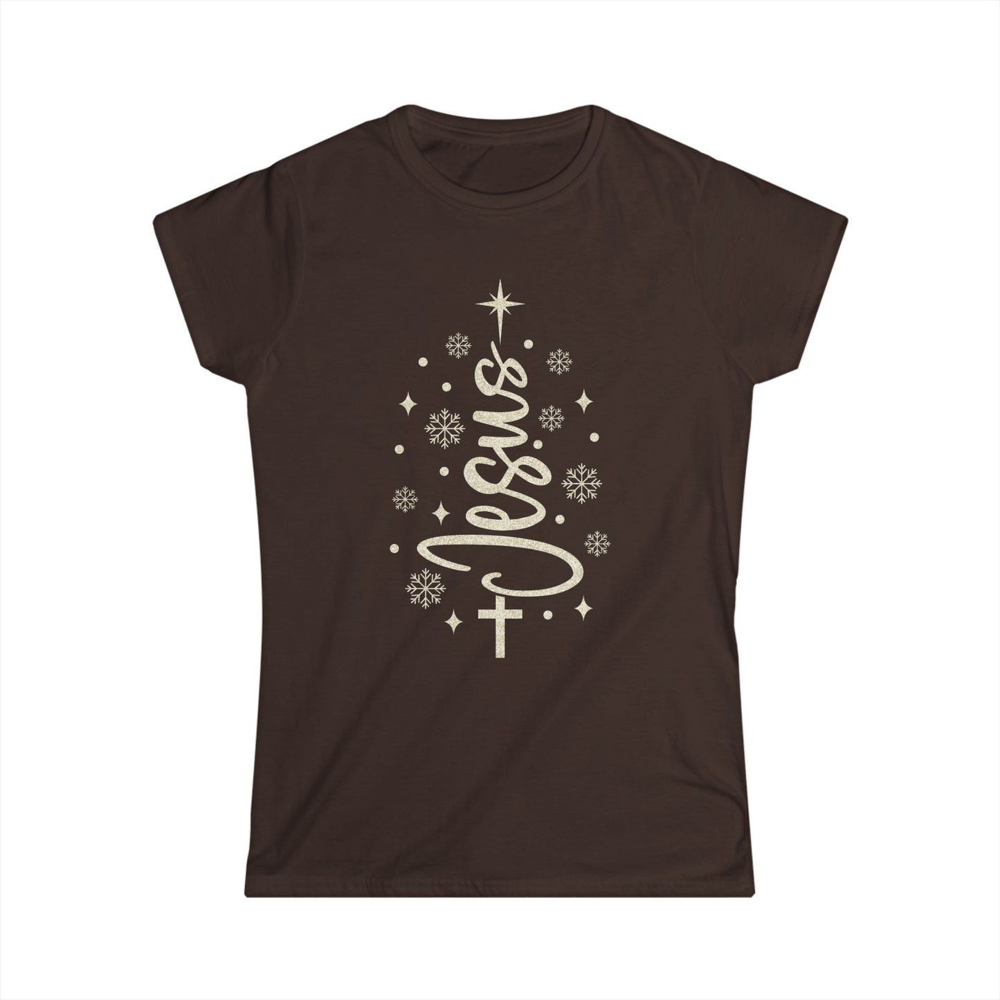 Female T-Shirt - Christmas - Jesus Tree (01b)