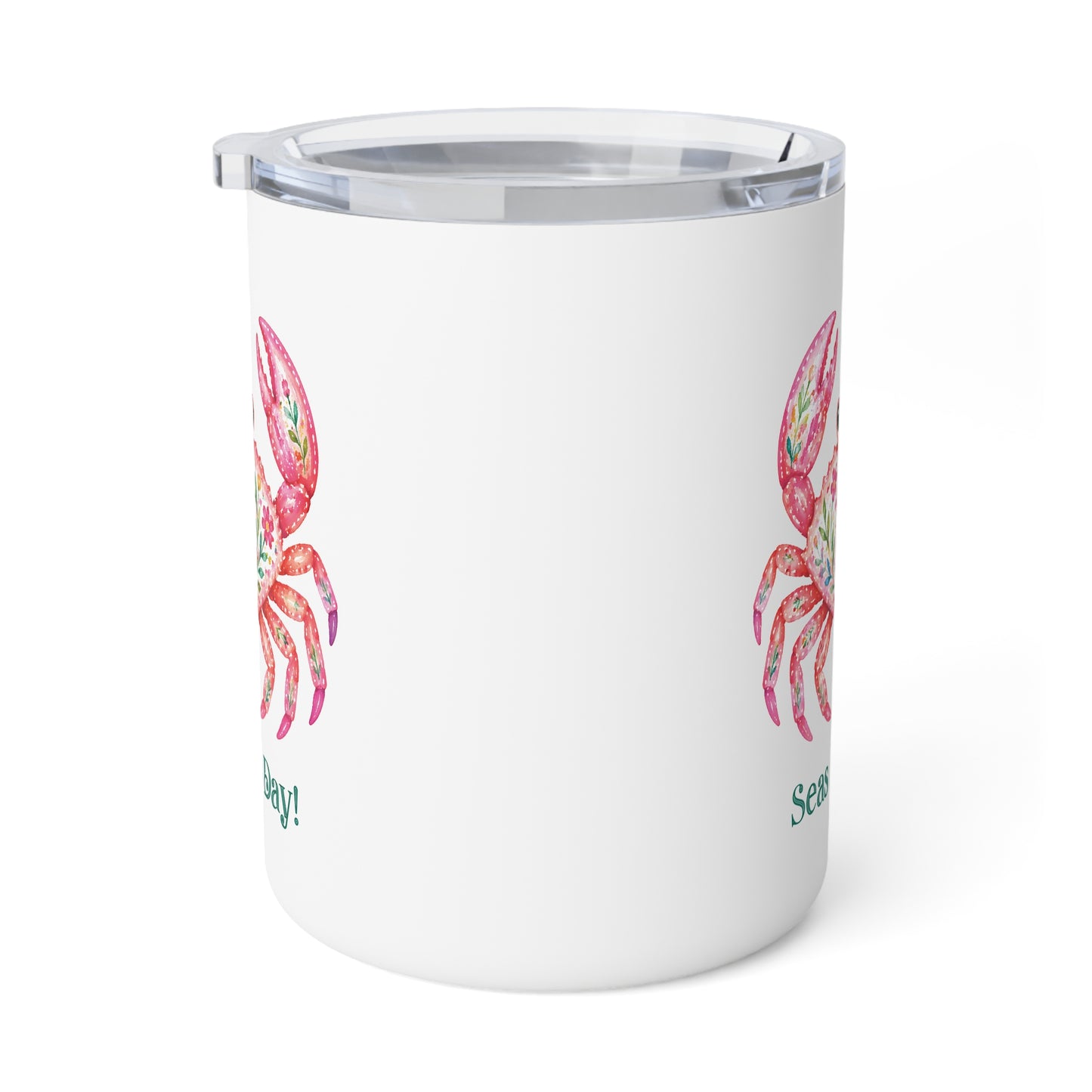 Insulated Mug - Animal - Seas the Day Crab (01)
