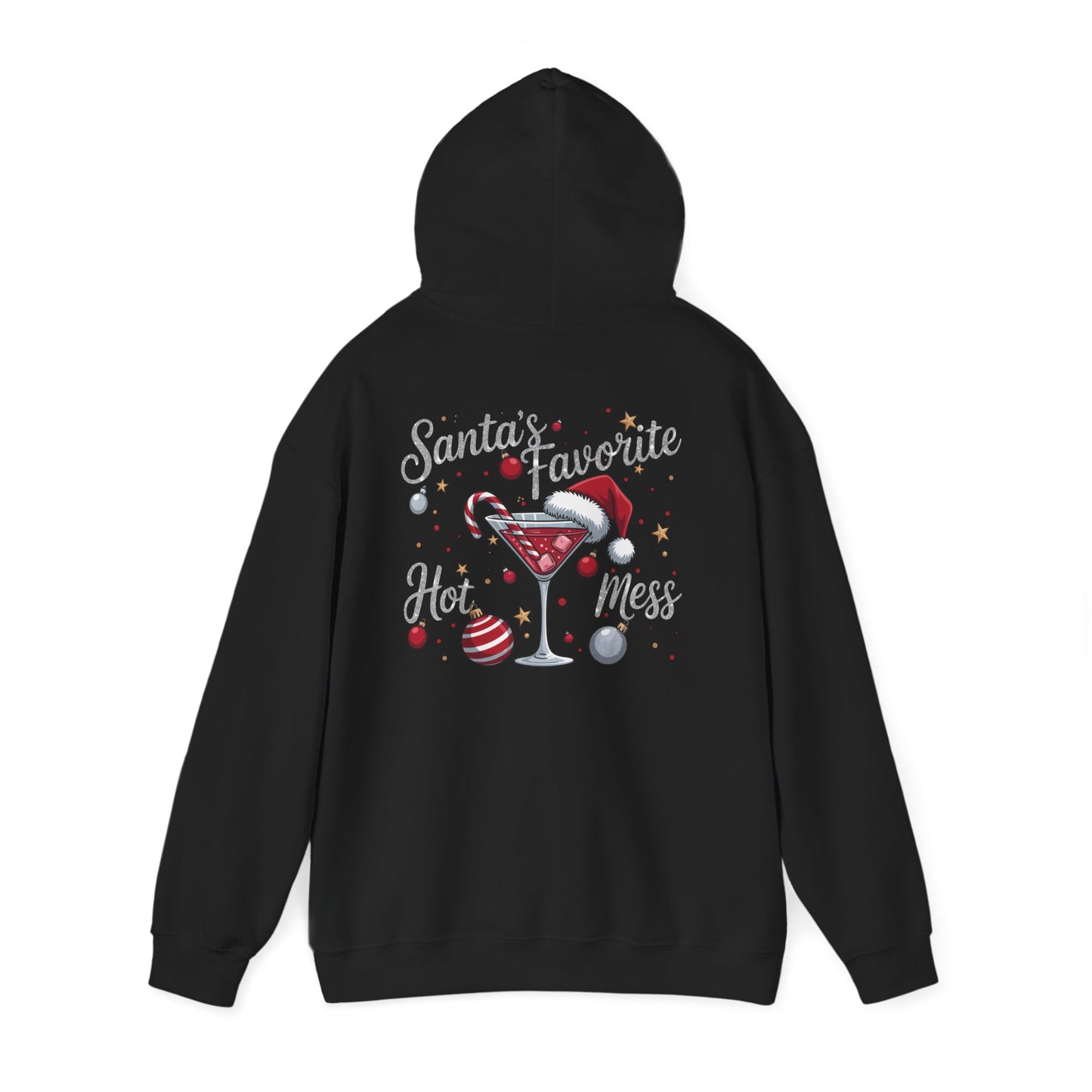 Heavy Blend Hoodie - Christmas - Santa's Fav. Hot Mess (01)