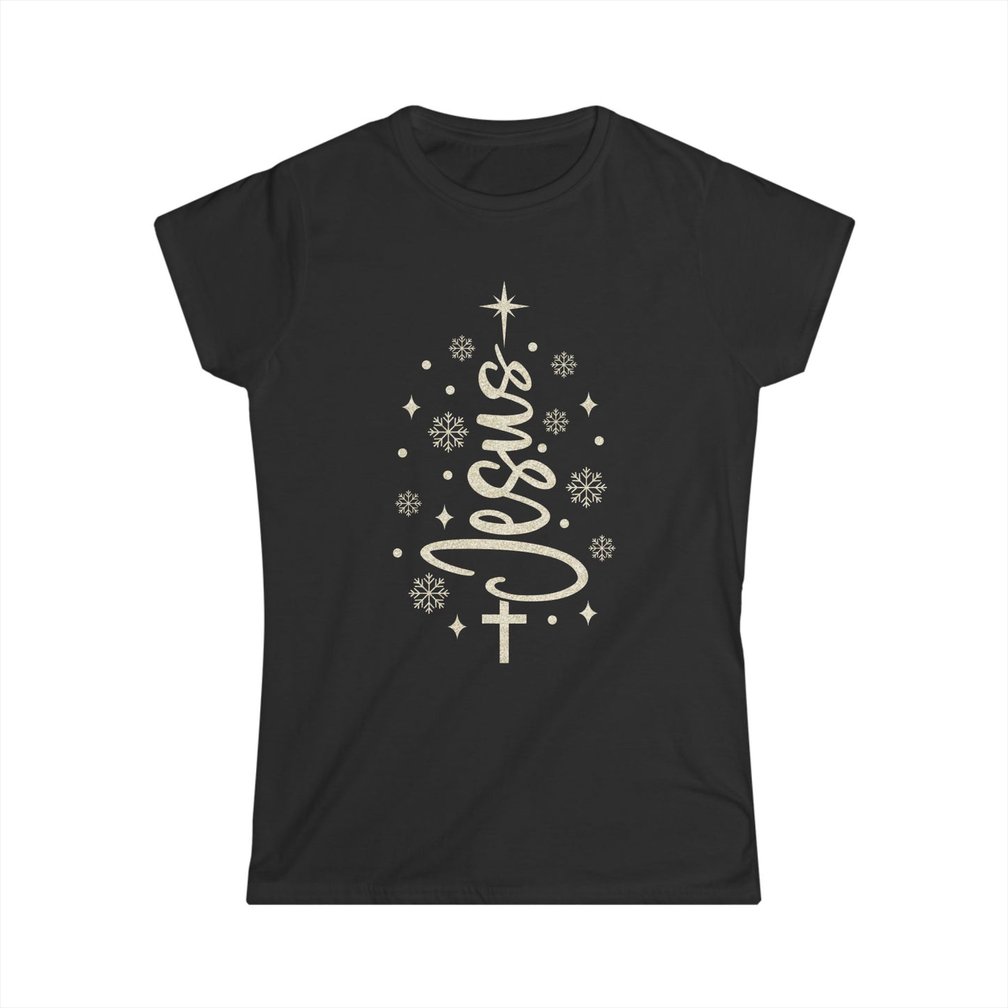 Female T-Shirt - Christmas - Jesus Tree (01b)