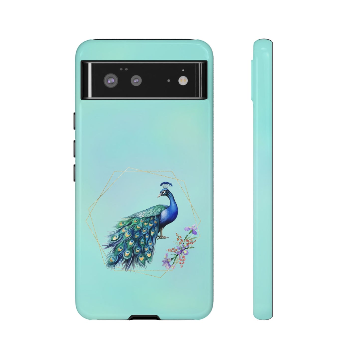 Tough Cell Phone Case - Animal - Peacock (2)